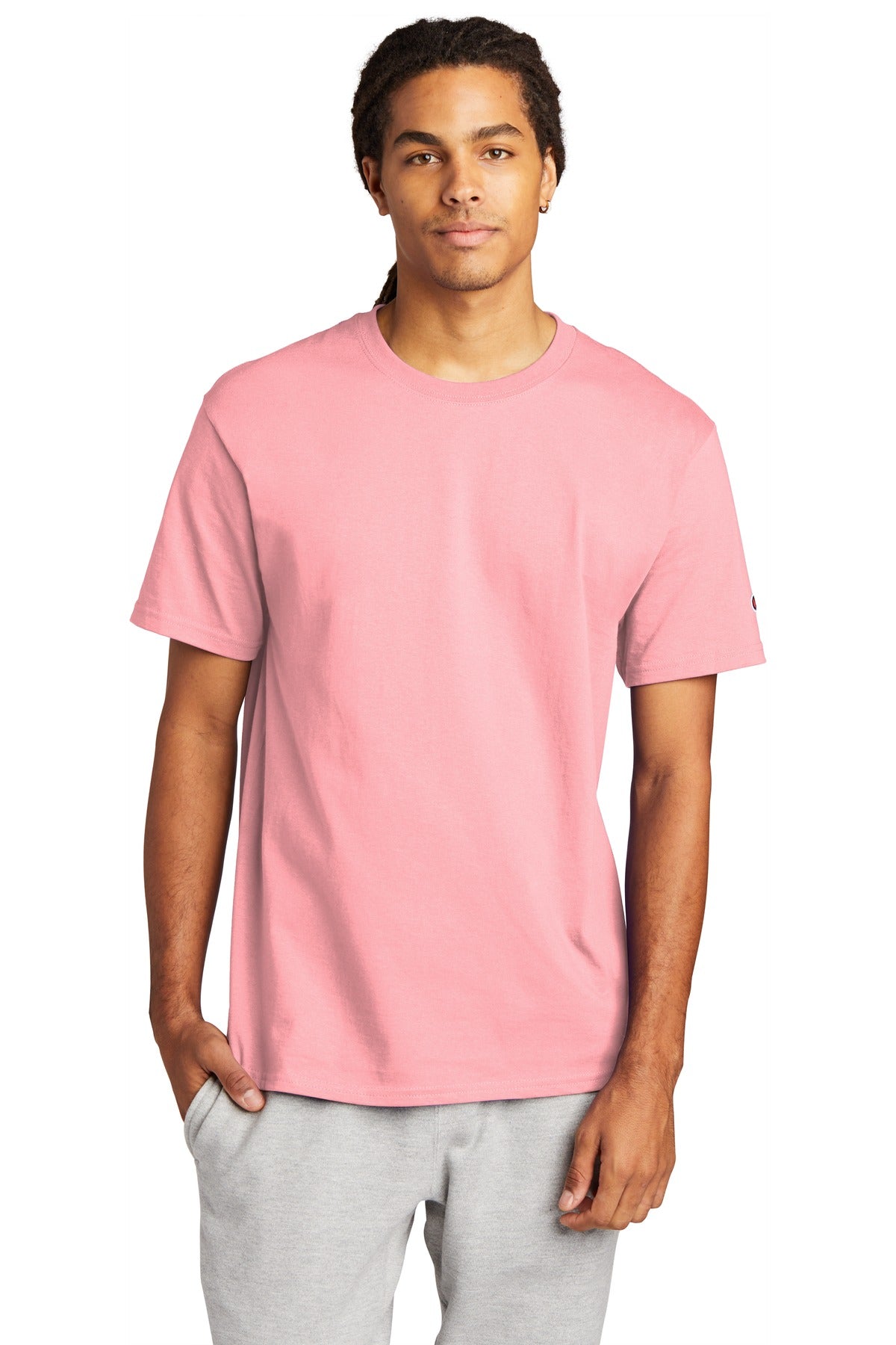 Custom Embroidery or DTF Print - Champion  ®   Heritage 6-Oz. Jersey Tee T425
