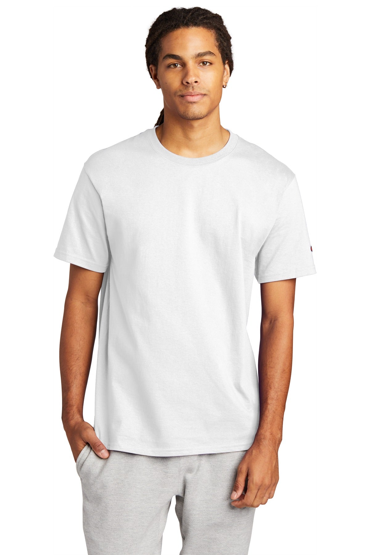 Custom Embroidery or DTF Print - Champion  ®   Heritage 6-Oz. Jersey Tee T425