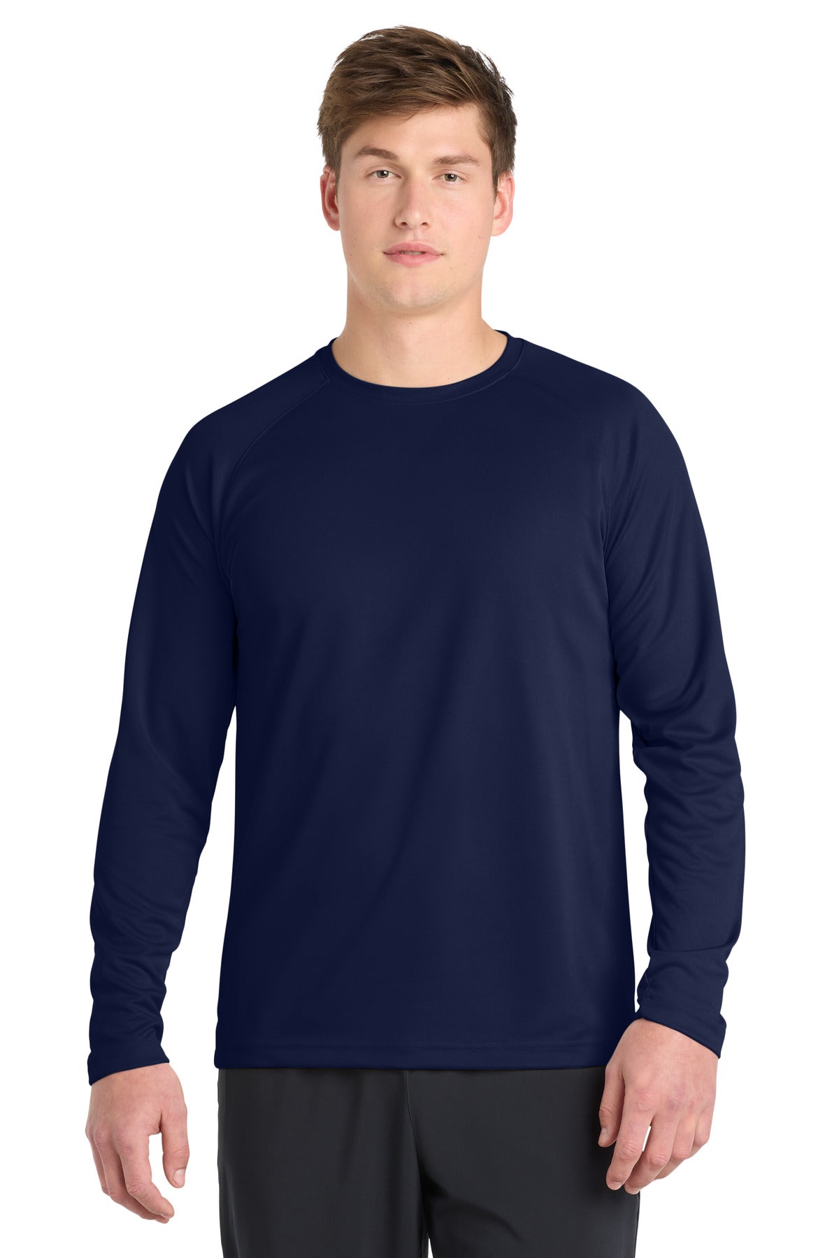 Custom Embroidery or DTF Print - Sport-Tek ®  Dry Zone ®  Long Sleeve Raglan T-Shirt. T473LS