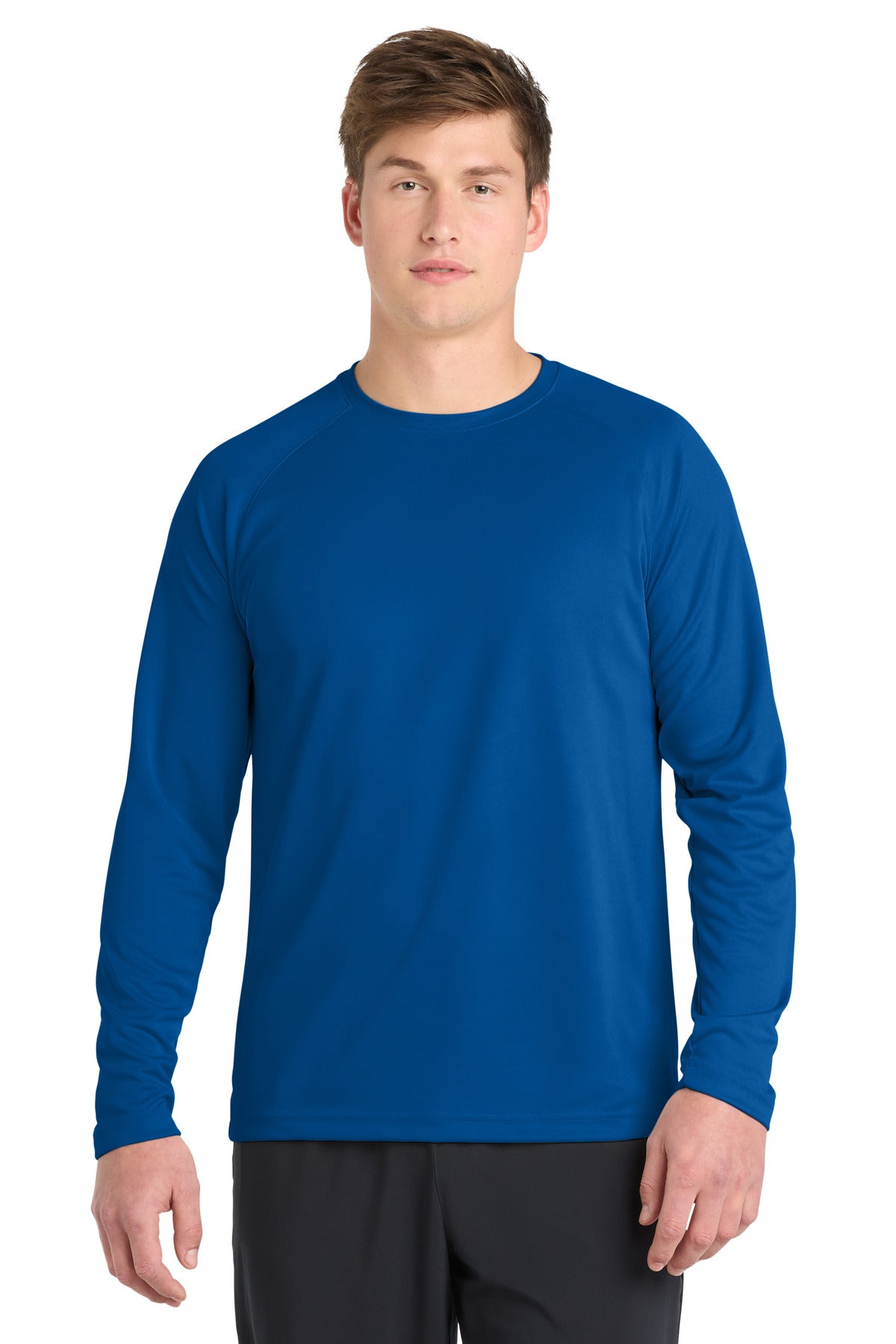 Custom Embroidery or DTF Print - Sport-Tek ®  Dry Zone ®  Long Sleeve Raglan T-Shirt. T473LS