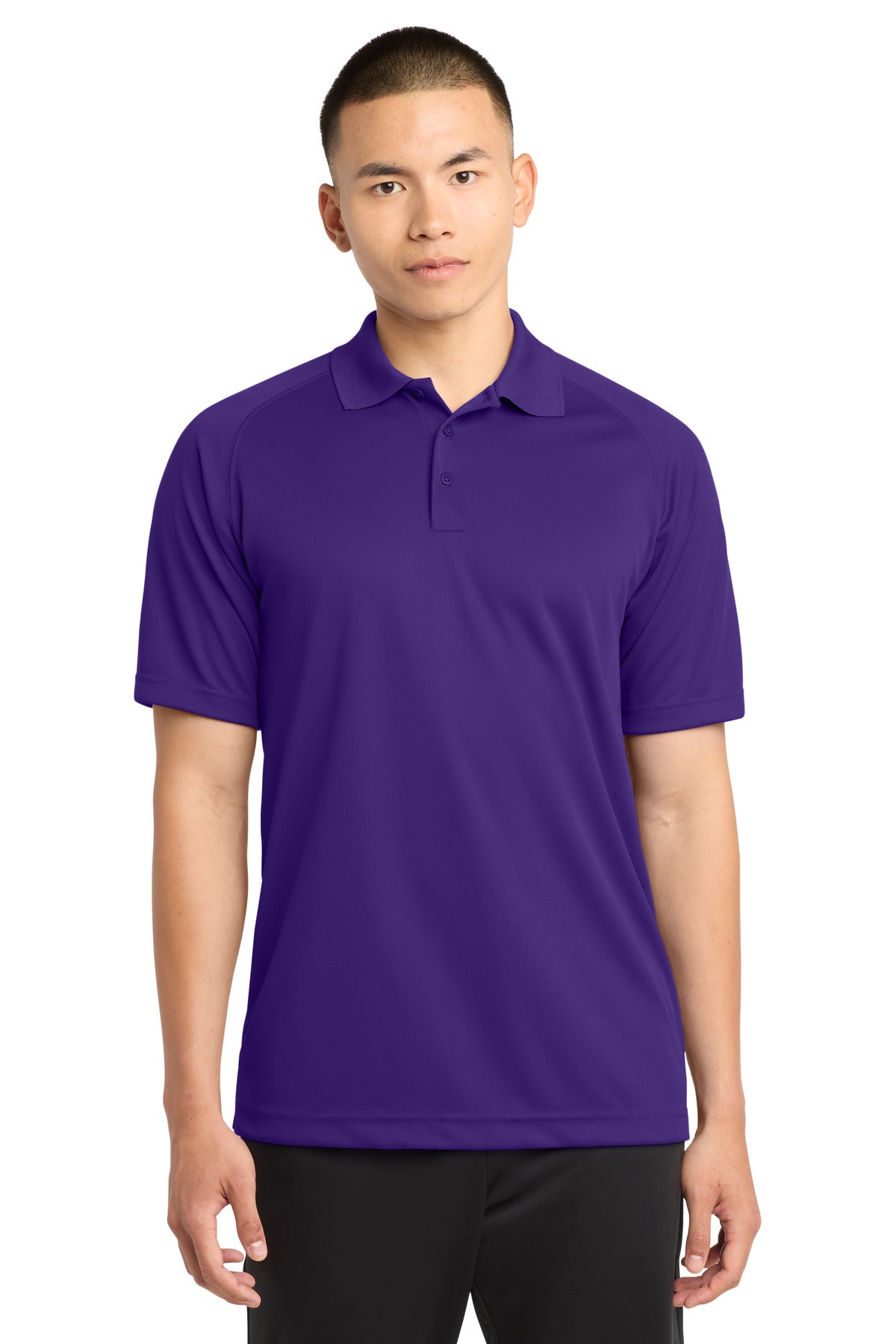Custom Embroidery or DTF Print - Sport-Tek ®  Dry Zone ®  Raglan Polo. T475