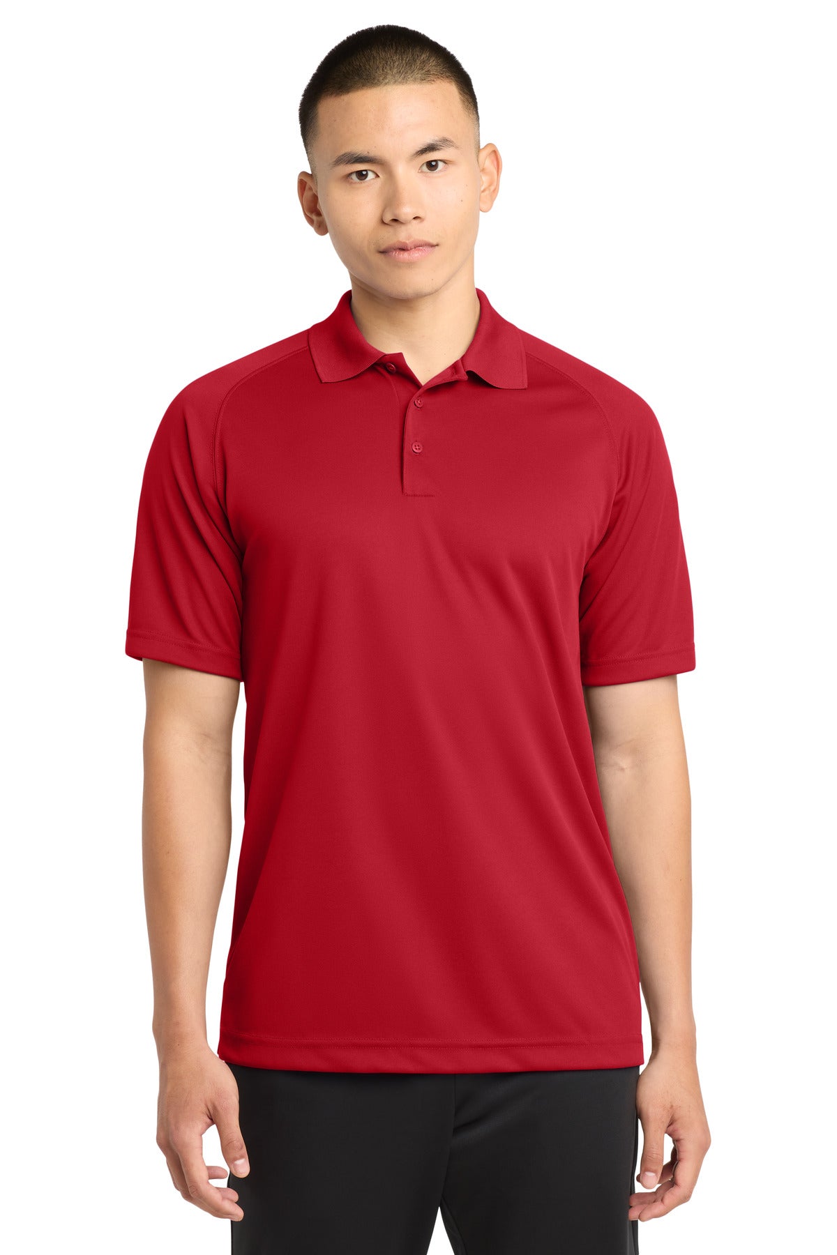 Custom Embroidery or DTF Print - Sport-Tek ®  Dry Zone ®  Raglan Polo. T475