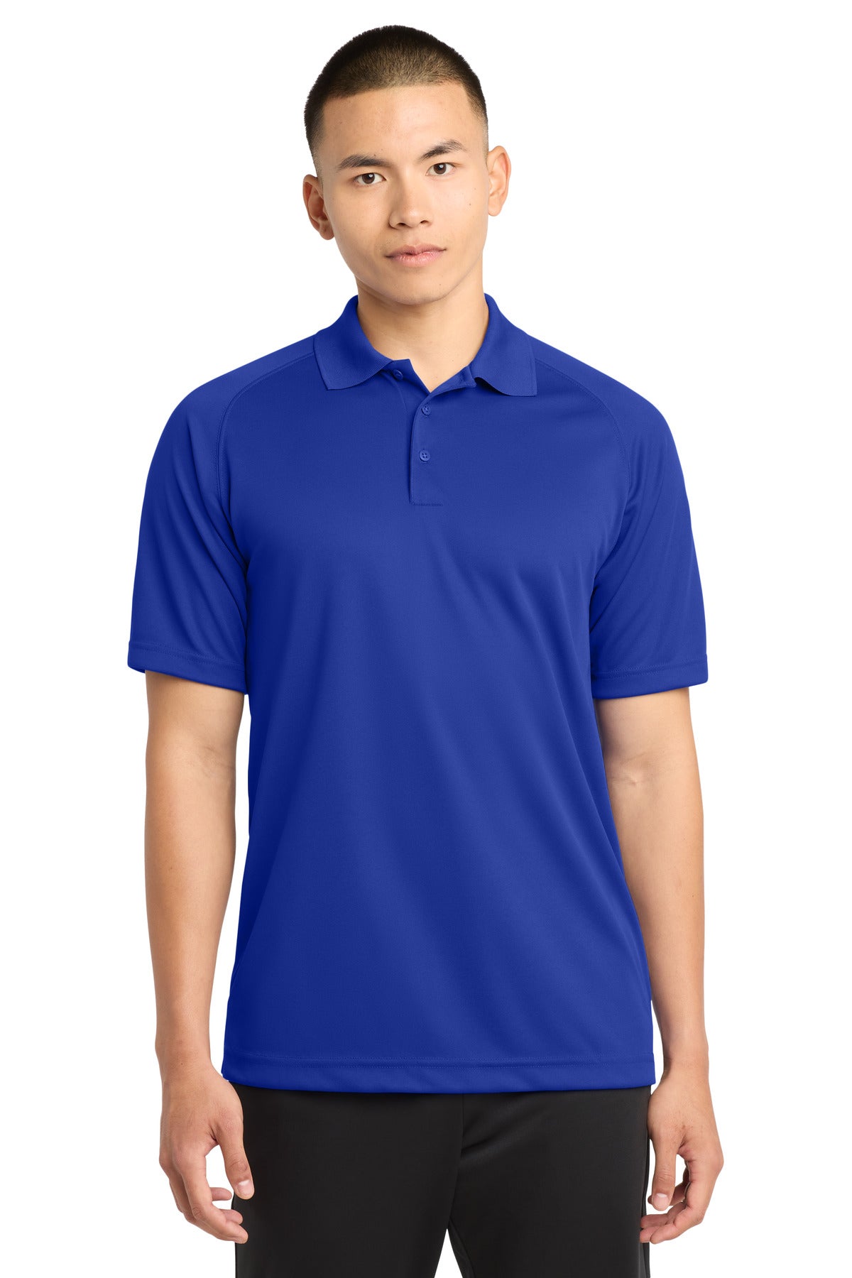 Custom Embroidery or DTF Print - Sport-Tek ®  Dry Zone ®  Raglan Polo. T475