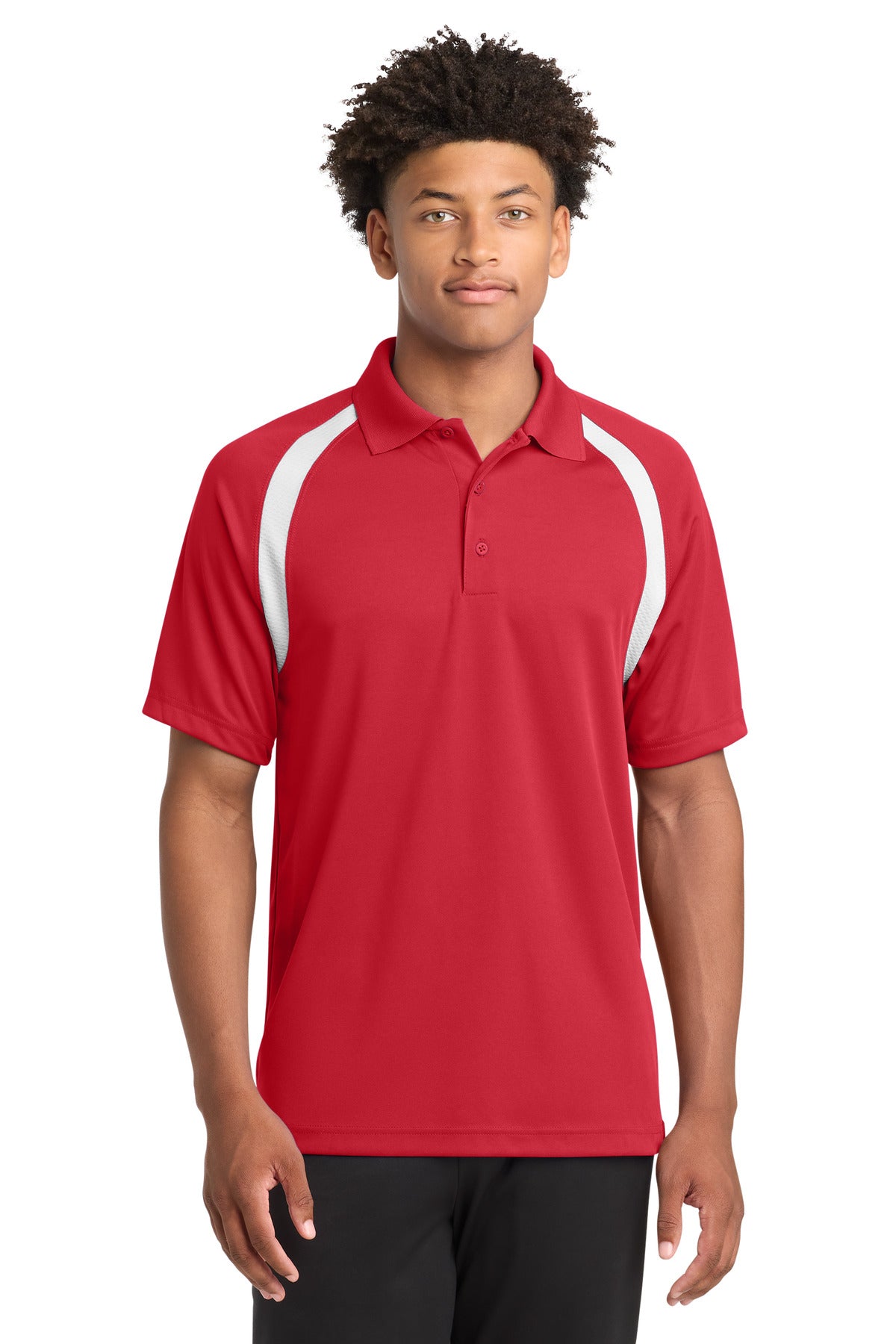 Custom Embroidery or DTF Print - Sport-Tek ®  Dry Zone ®  Colorblock Raglan Polo. T476
