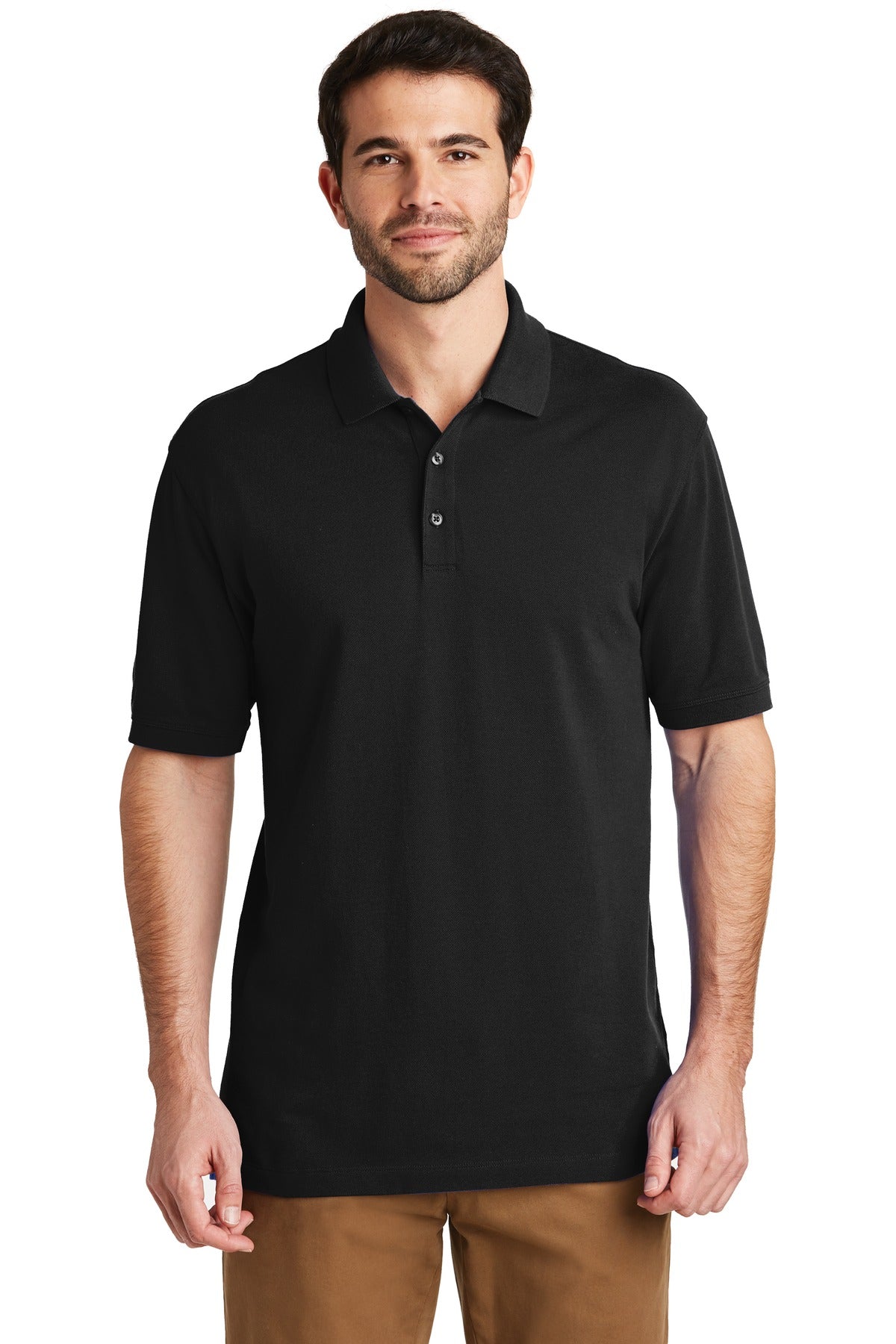 Custom Embroidered - Port Authority© Tall EZCotton© PoloTK8000