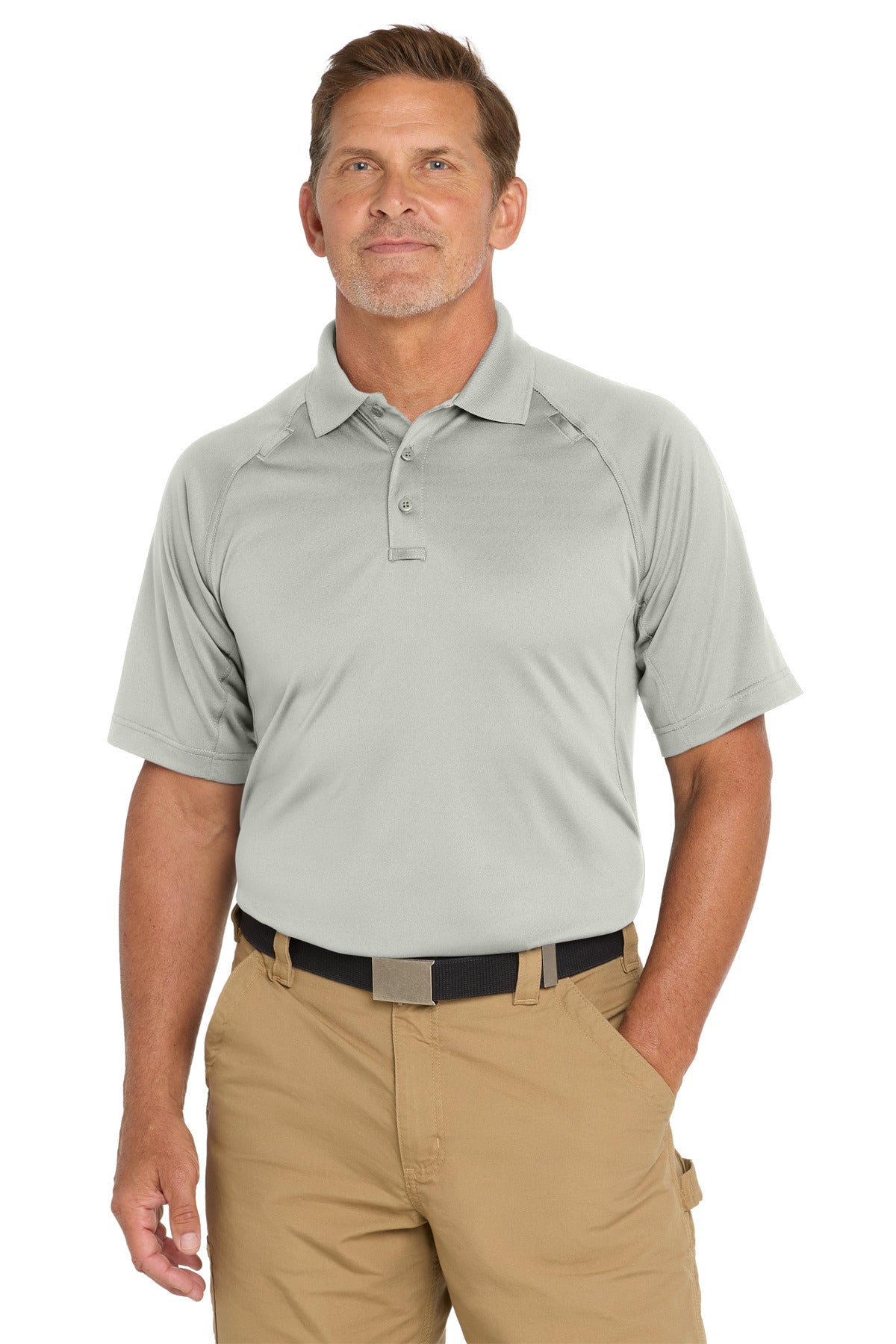 Custom Embroidery or DTF Print - CornerStone ®  Tall Select Snag-Proof Tactical Polo. TLCS410