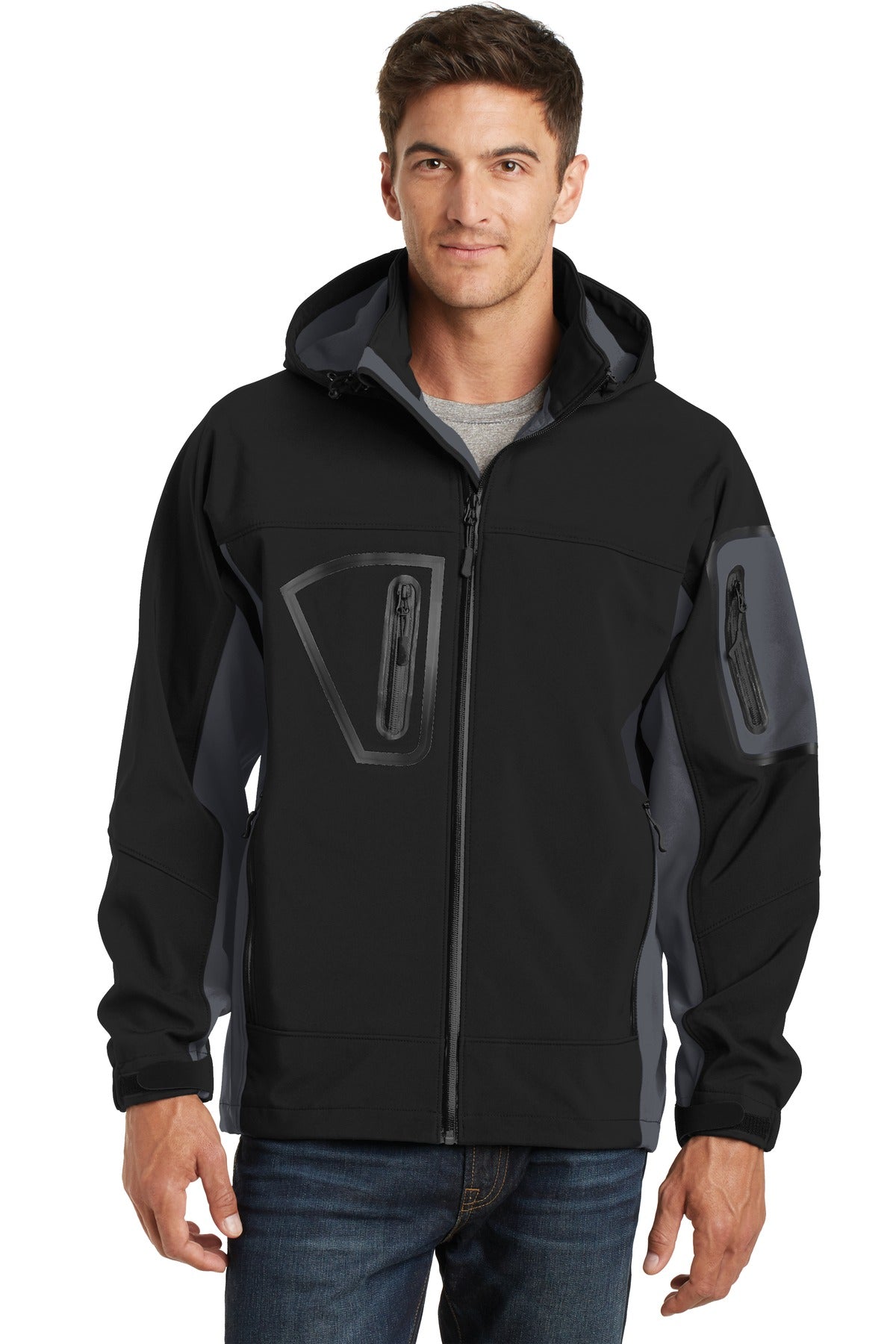 Custom Embroidery or DTF Print - Port Authority ®  Tall Waterproof Soft Shell Jacket. TLJ798