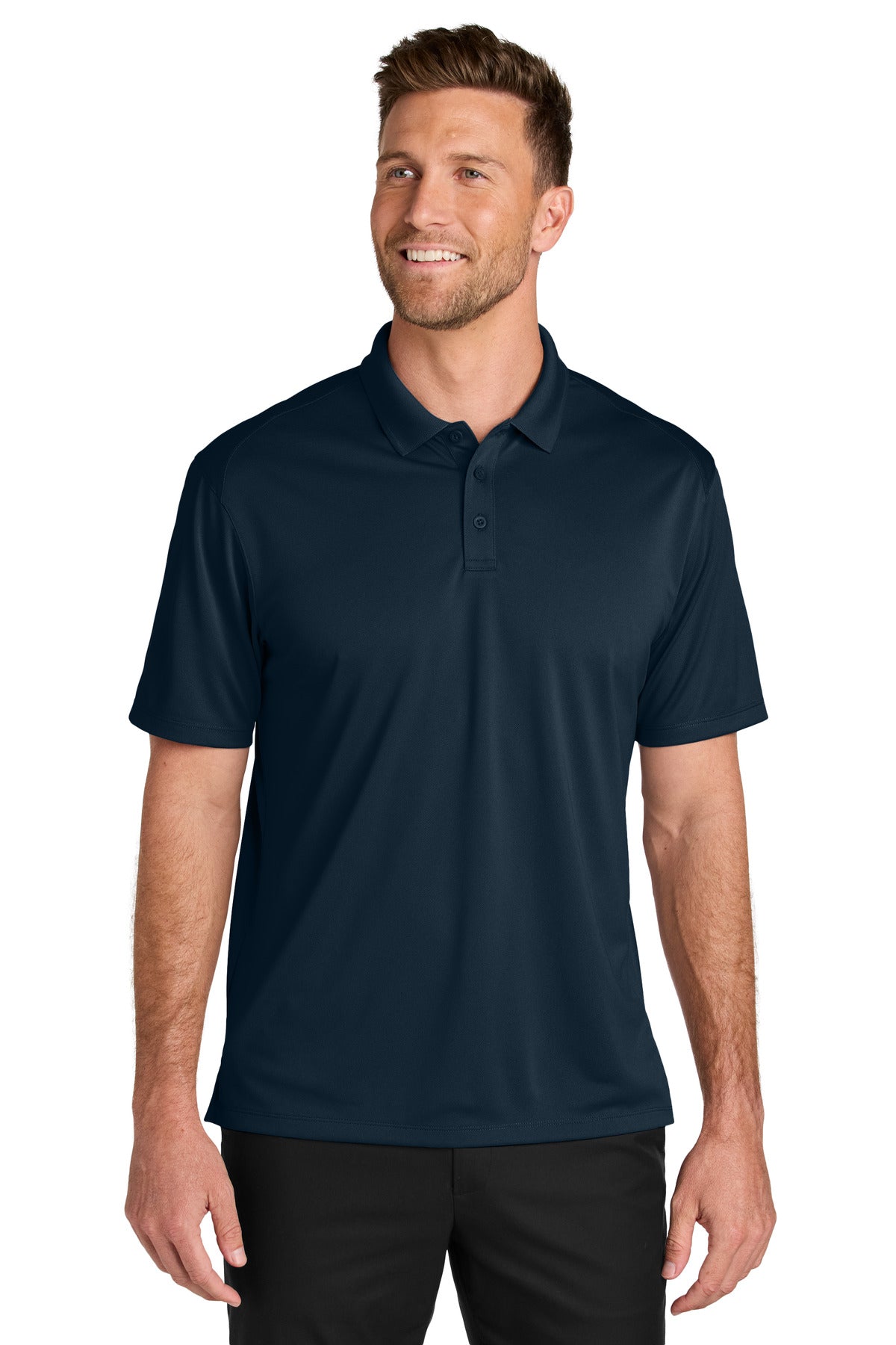 Custom Embroidery or DTF Print - Port Authority ®  Tall Wearever Performance Pique Polo TLK240