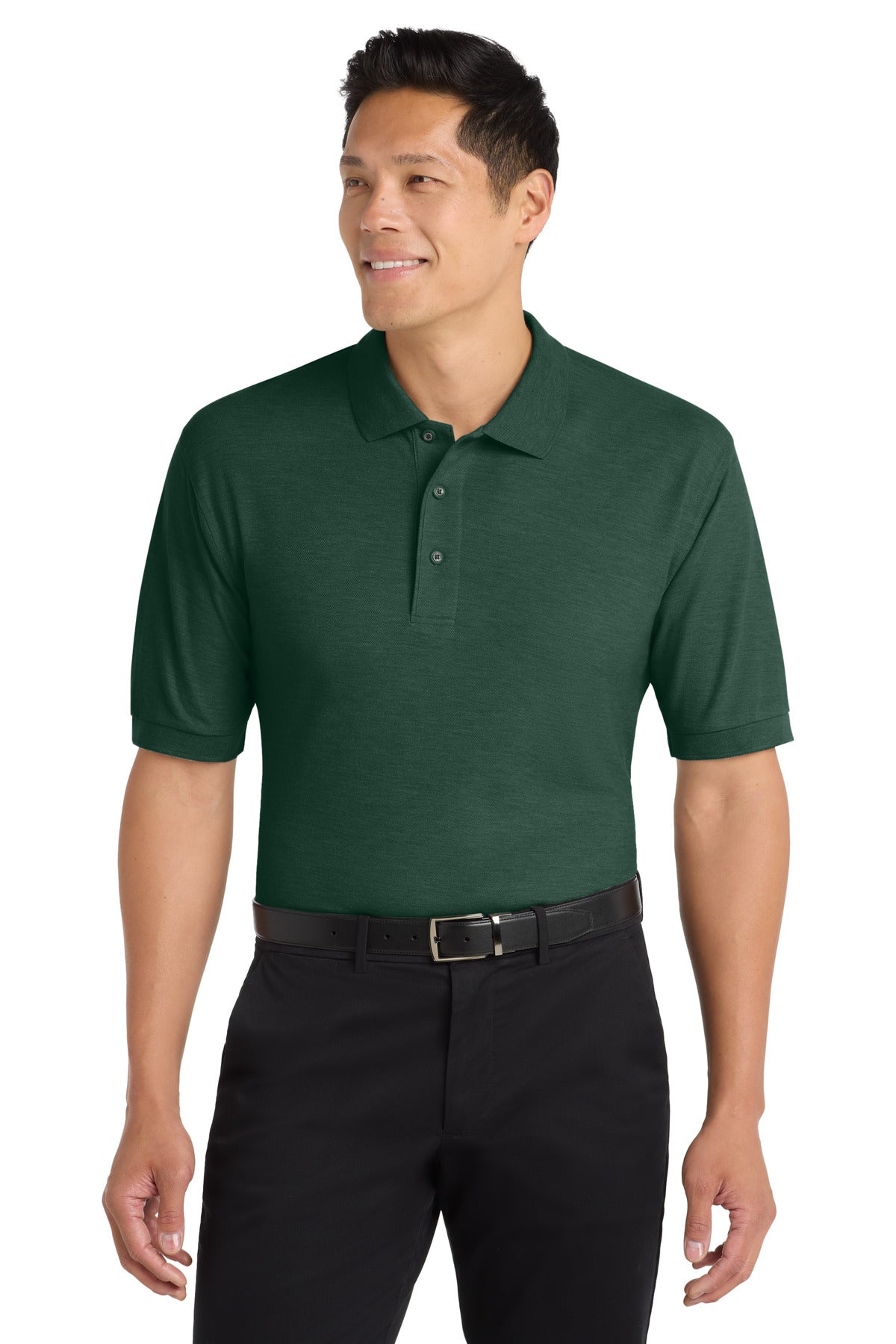 Custom Embroidery or DTF Print - Port Authority ®  Tall Silk Touch™ Polo.  TLK500