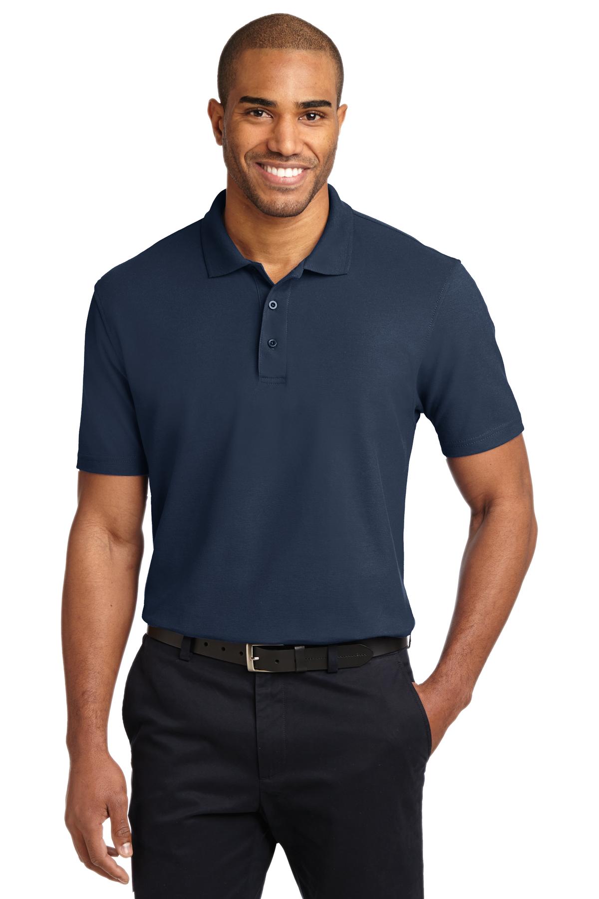 Custom Embroidery or DTF Print - Port Authority ®  Tall Stain-Release Polo. TLK510