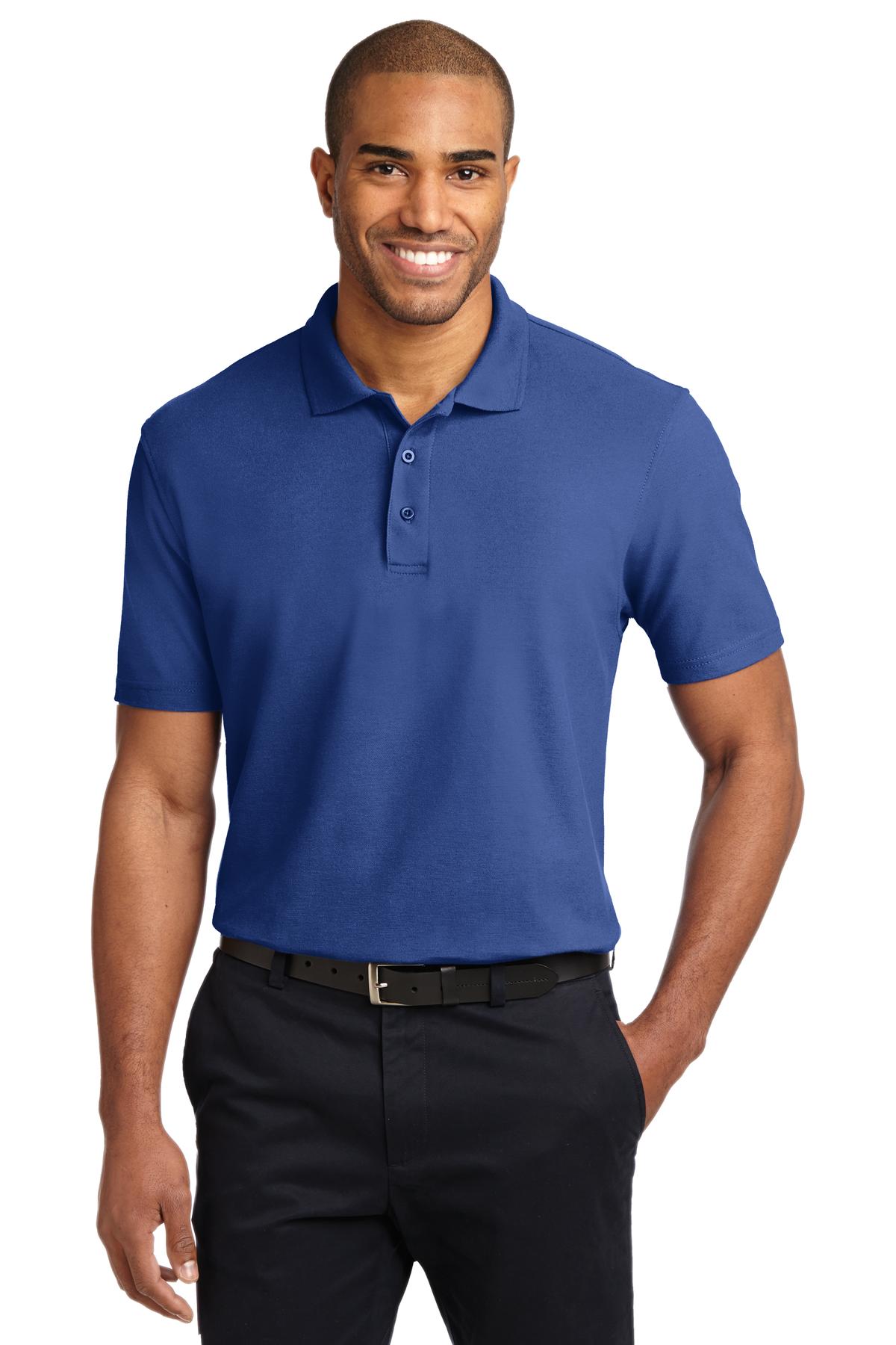Custom Embroidery or DTF Print - Port Authority ®  Tall Stain-Release Polo. TLK510
