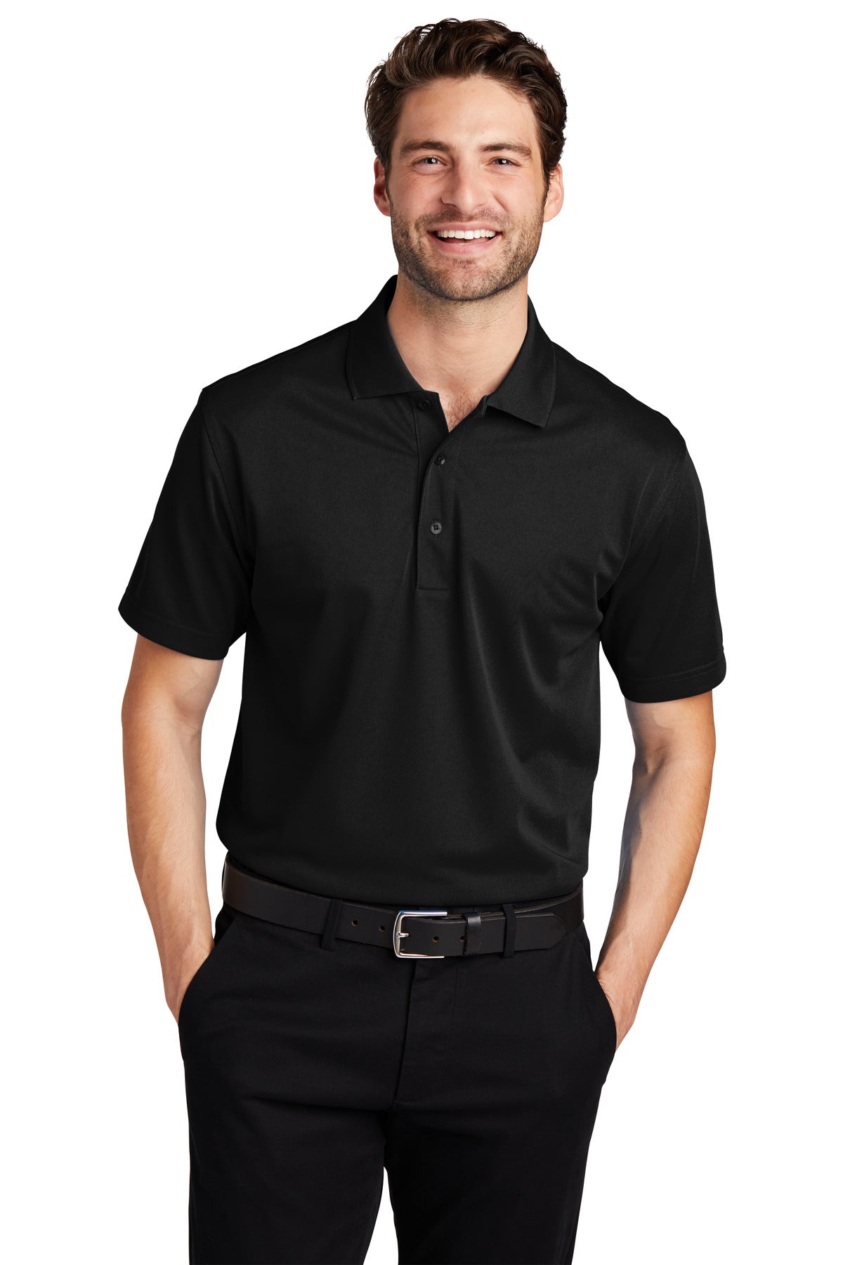 Custom Embroidered - Port Authority© Tall Tech Pique Polo. TLK527