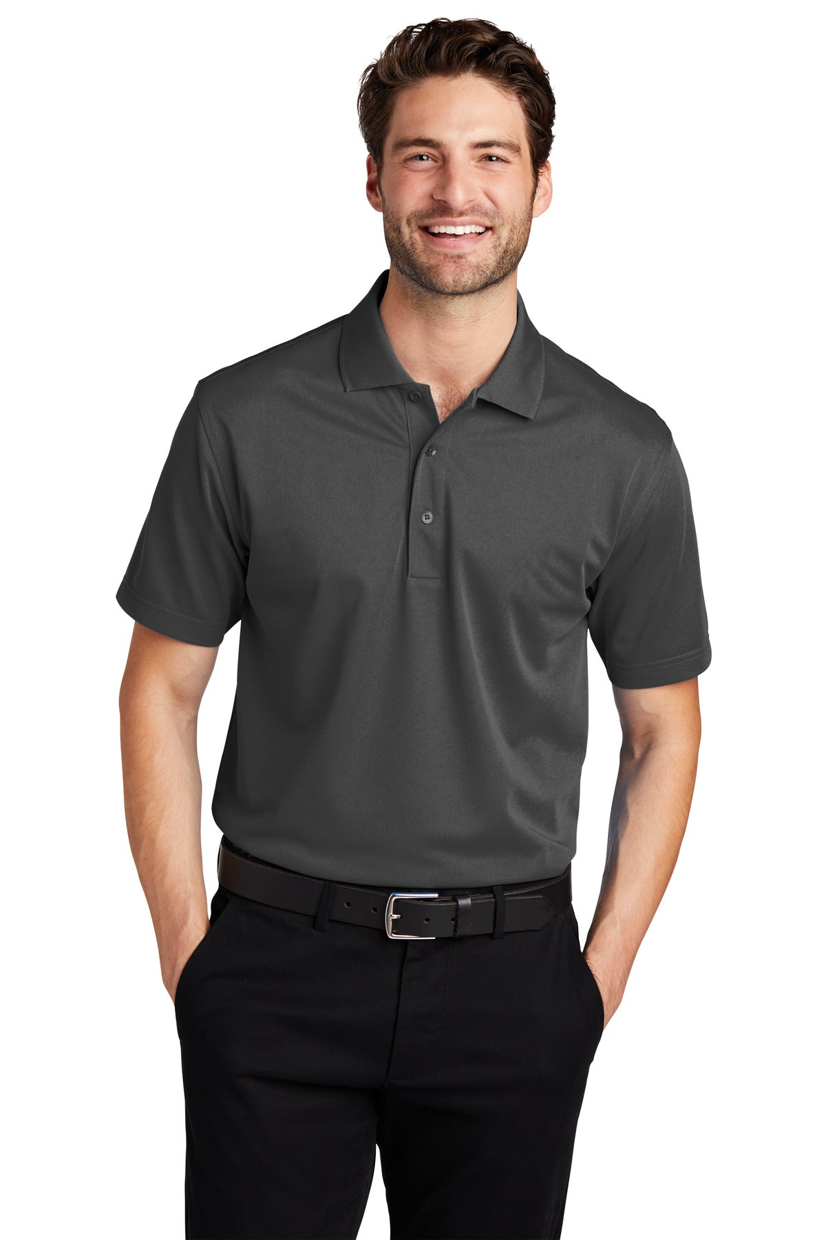 Custom Embroidered - Port Authority© Tall Tech Pique Polo. TLK527