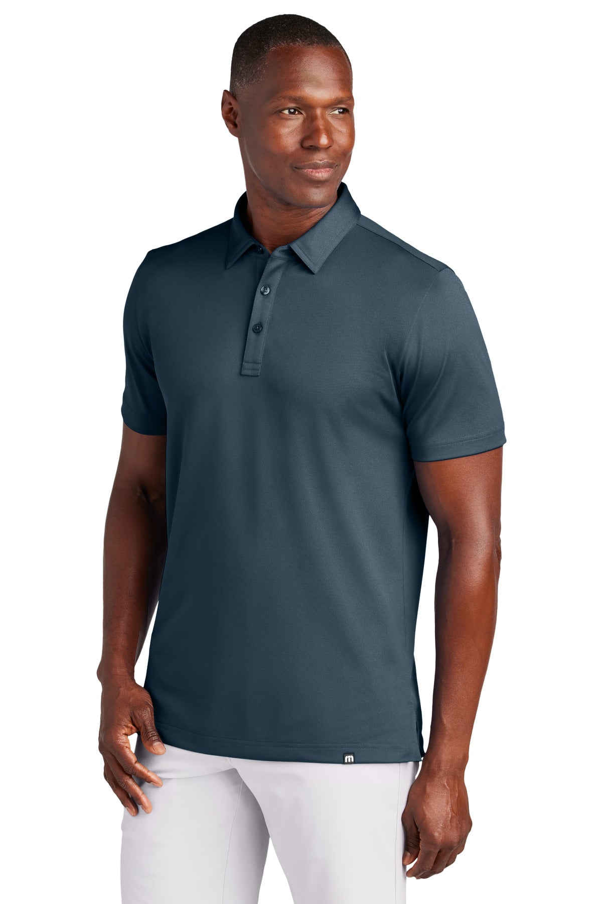 Men's Solid Eco Polo | Stretch & Wrinkle-Resistant | Casual
