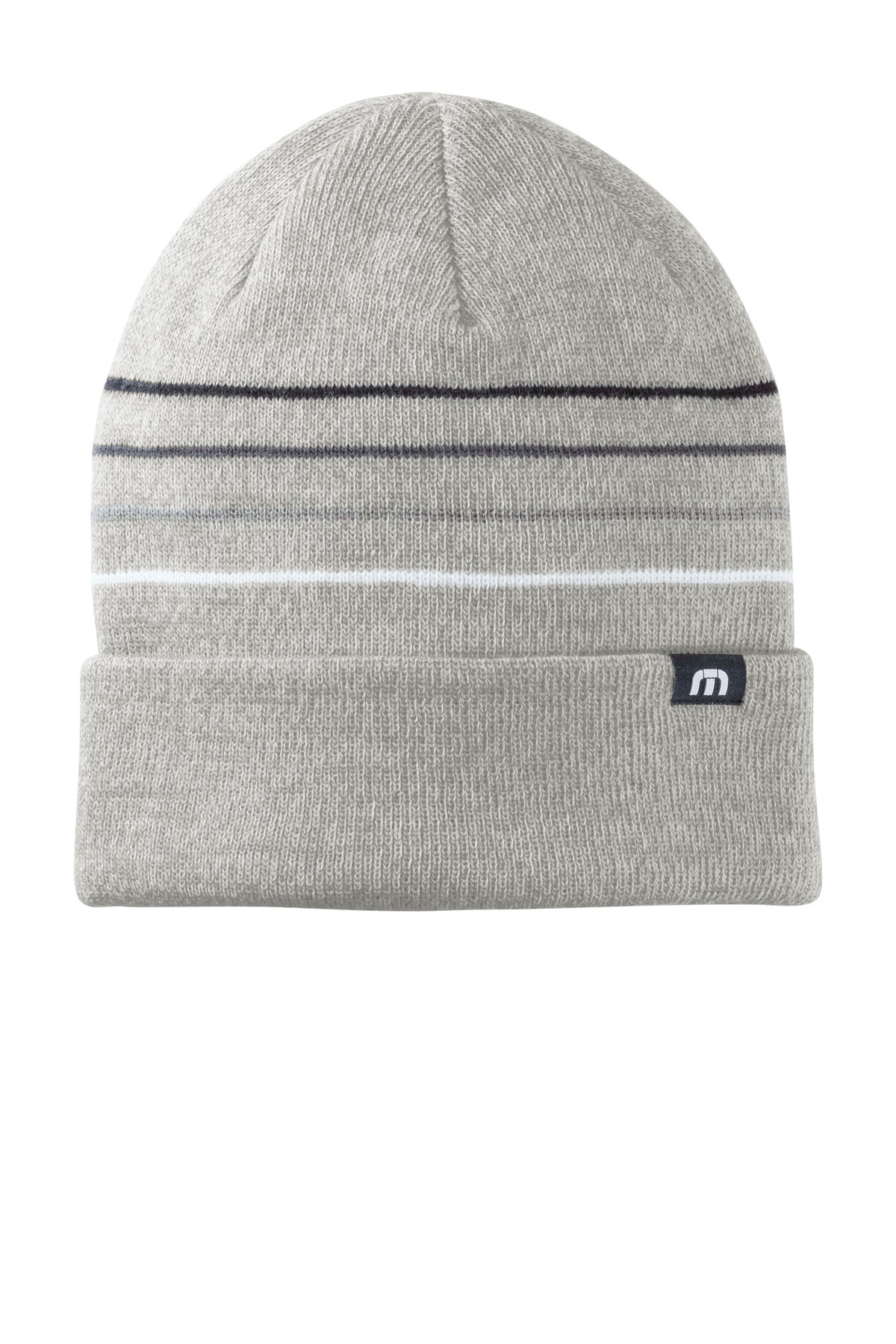 Custom Embroidered - TravisMathew Striped Cuffed Beanie TM1MY393