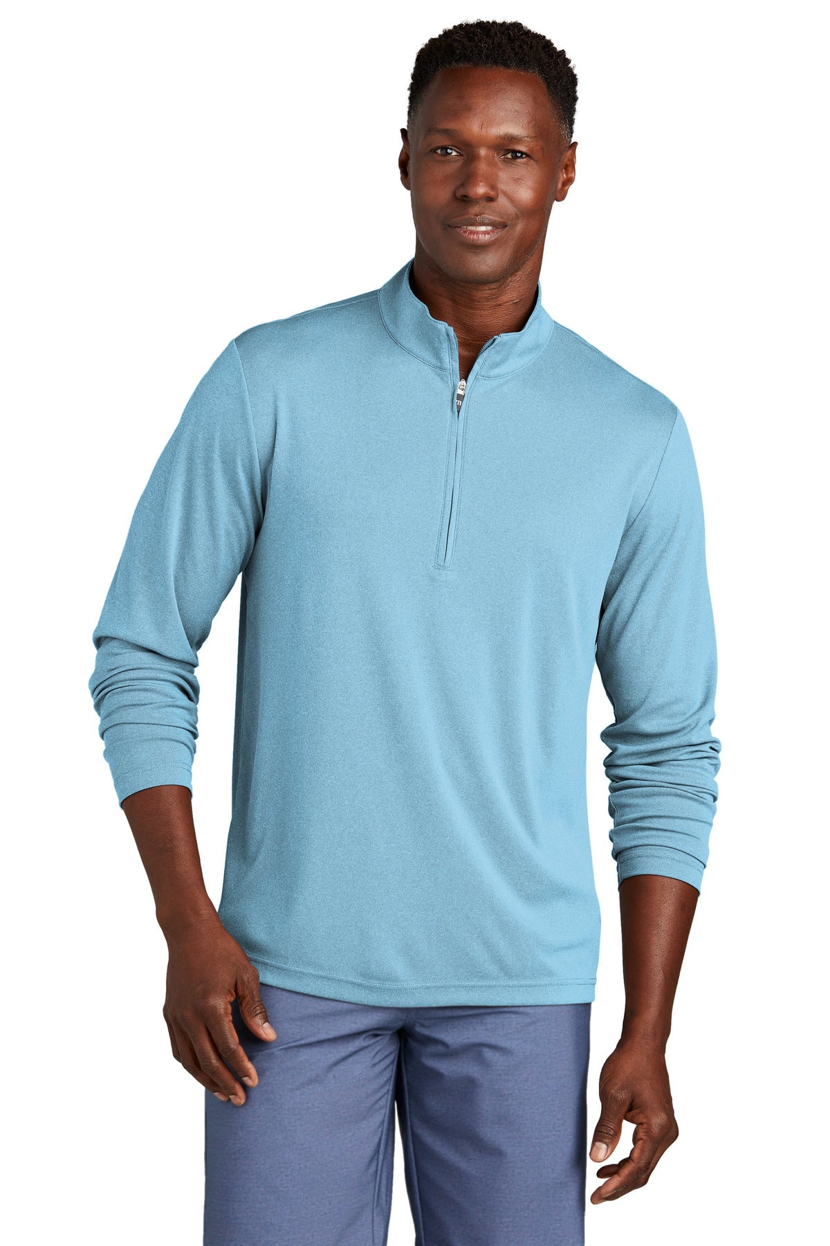 Men's Performance 1/4-Zip | Wrinkle-Resistant & Stretch | Travel