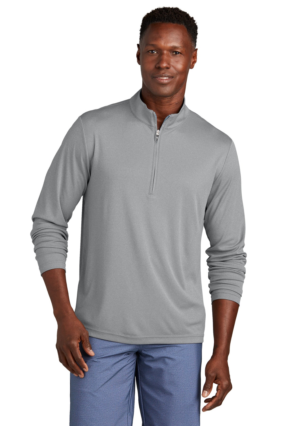 Men's Performance 1/4-Zip | Wrinkle-Resistant & Stretch | Travel