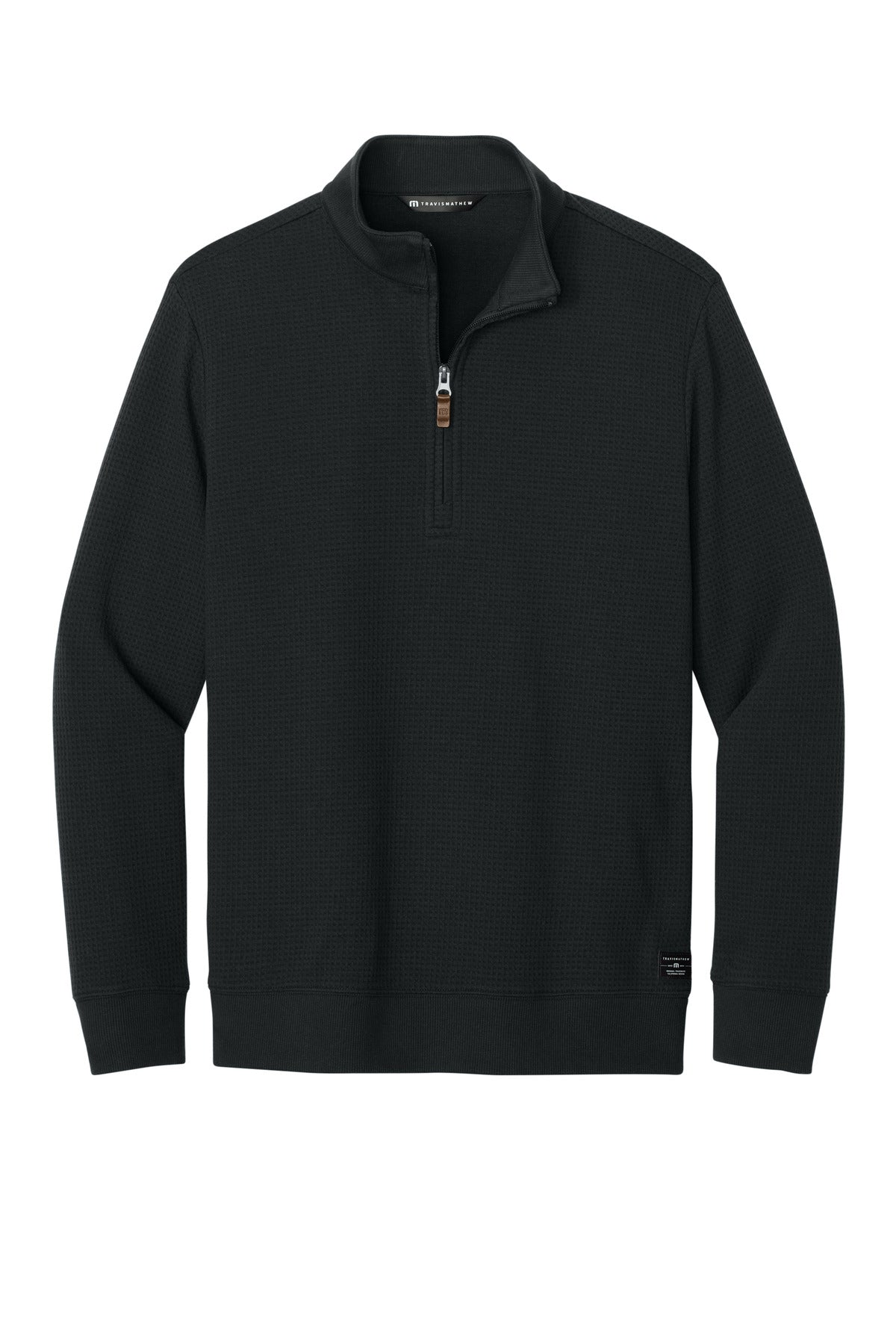 Custom Embroidered or DTF Printed - TravisMathew Waffle 1/4-Zip TMA46418