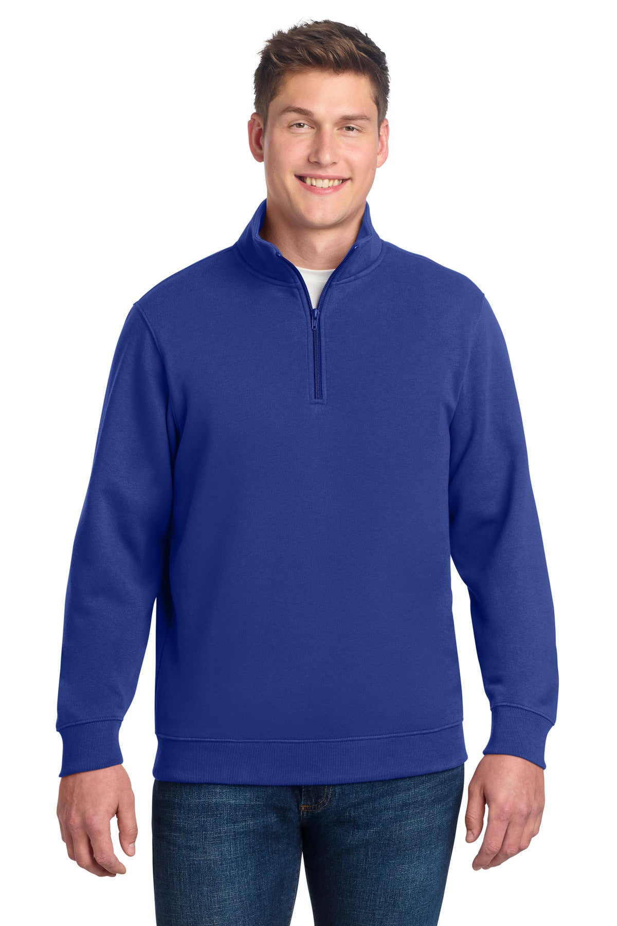 Custom Embroidery or DTF Print - Sport-Tek ®  Tall 1/4-Zip Sweatshirt. TST253