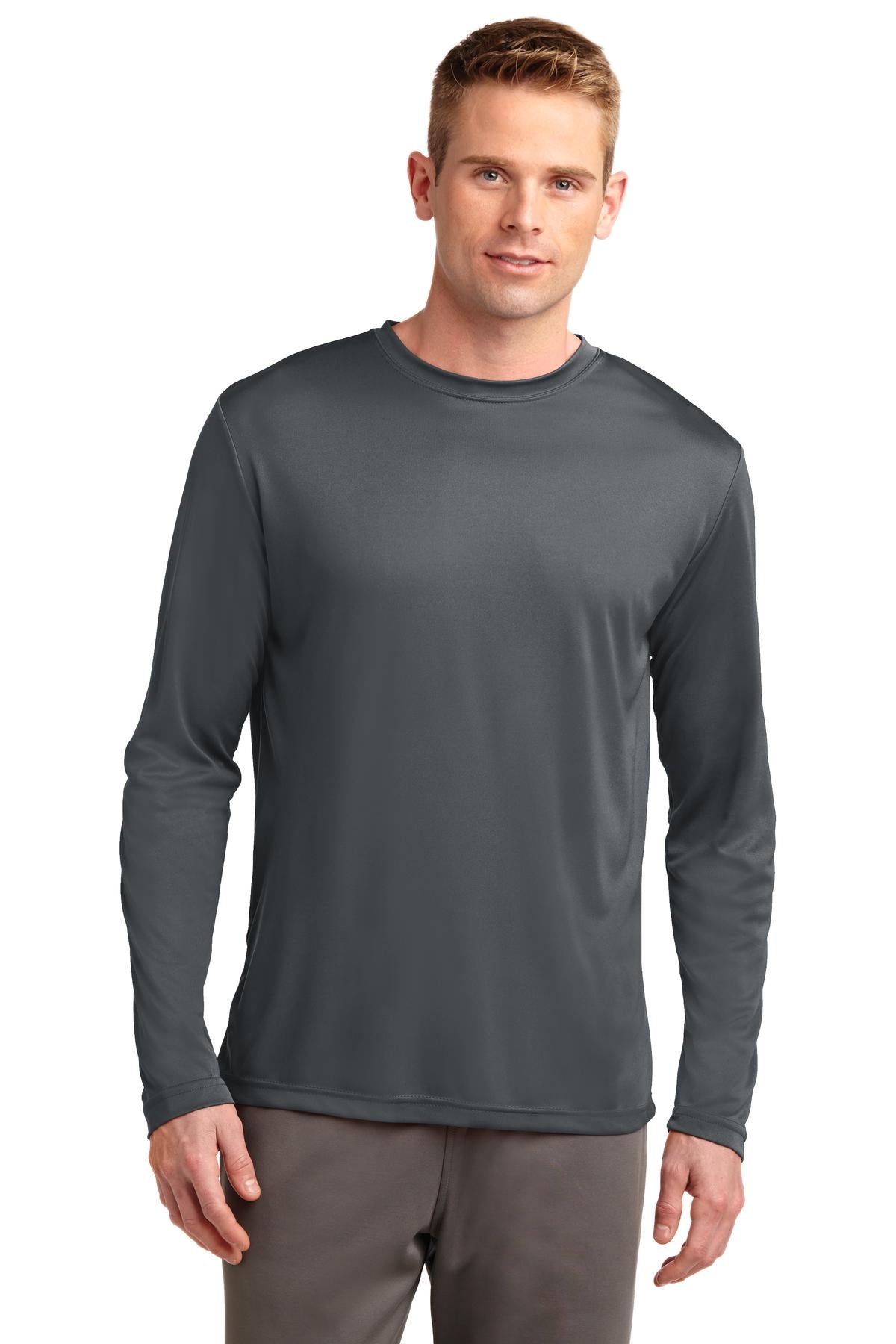 Custom Embroidered - Sport-Tek® Tall Long Sleeve PosiCharge® Competitor™ Tee. TST350LS