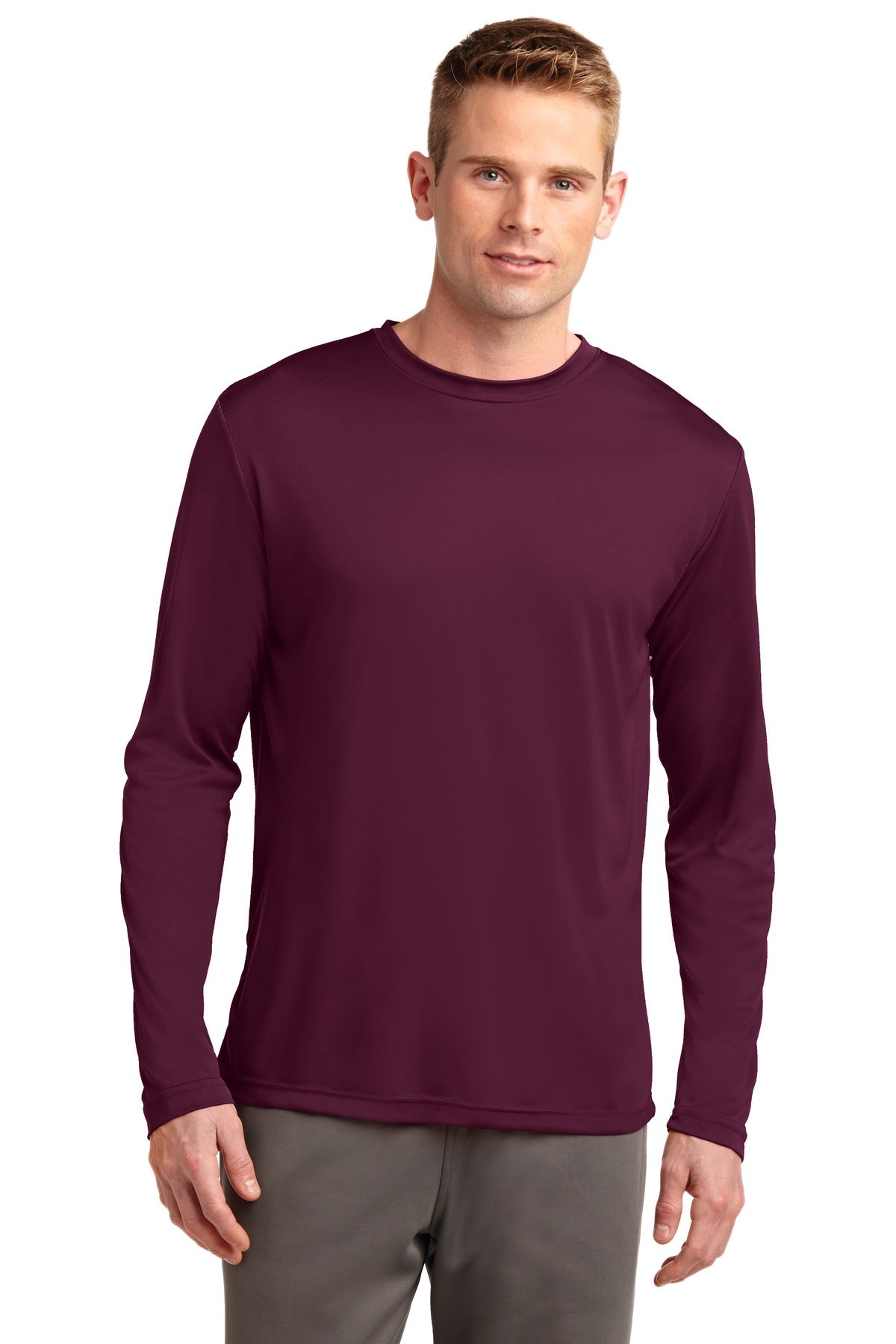 Custom Embroidered - Sport-Tek® Tall Long Sleeve PosiCharge® Competitor™ Tee. TST350LS