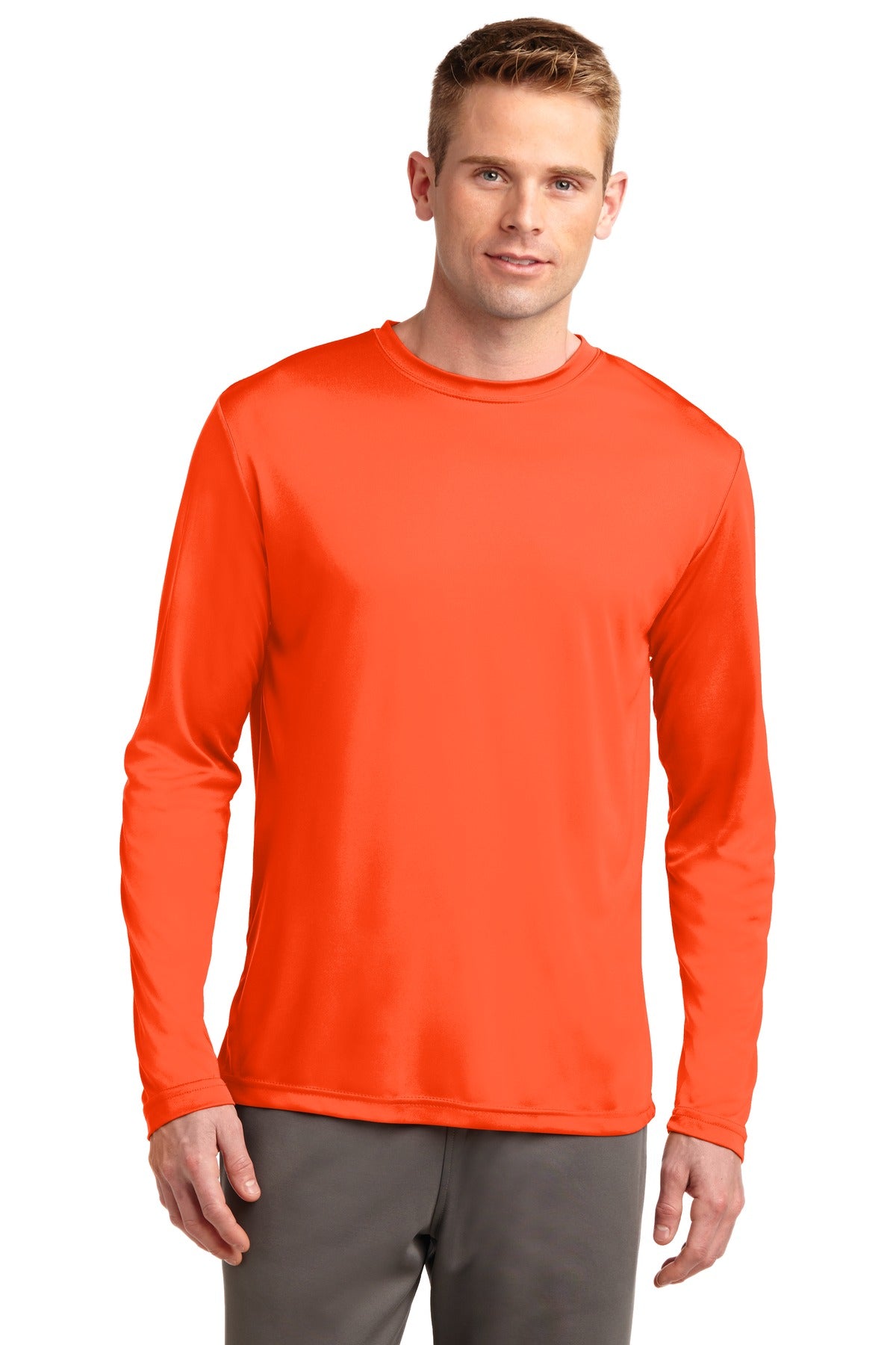 Custom Embroidered - Sport-Tek® Tall Long Sleeve PosiCharge® Competitor™ Tee. TST350LS