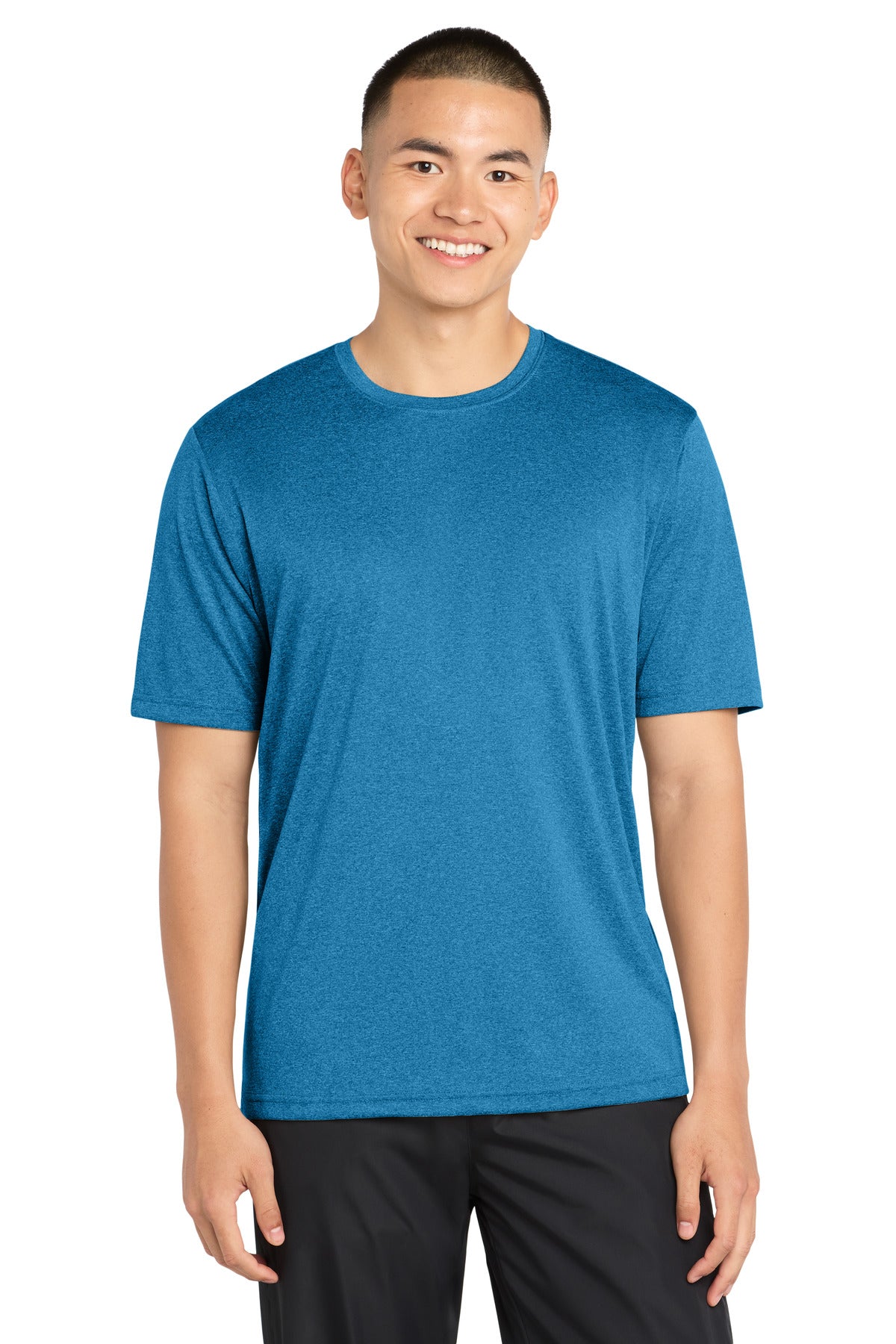 Custom Embroidery or DTF Print - Sport-Tek ®  Tall Heather Contender ™  Tee. TST360