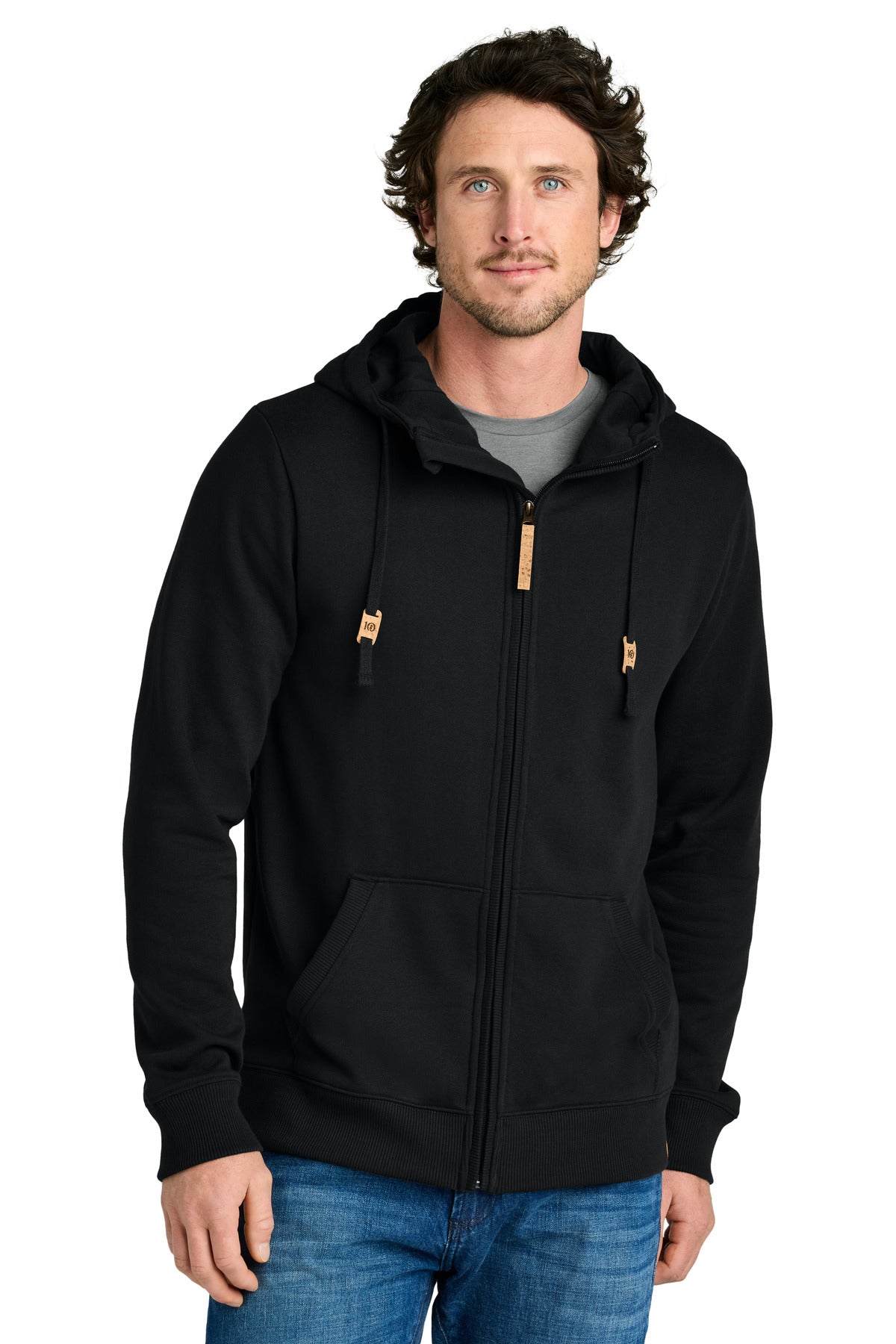 Custom Embroidered - tentree® Space Dye Fleece Full-Zip Hoodie TTCM4414