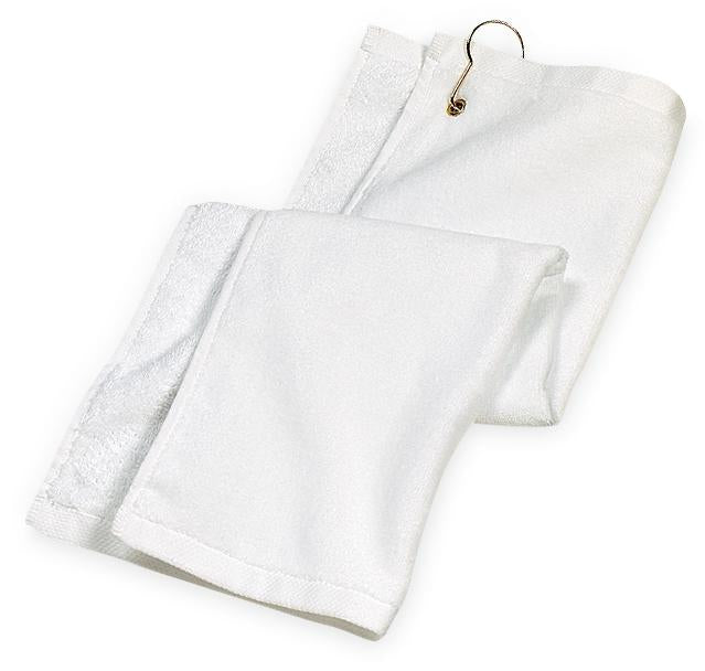 Custom Embroidery or DTF Print - Port Authority ®  Grommeted Golf Towel.  TW51