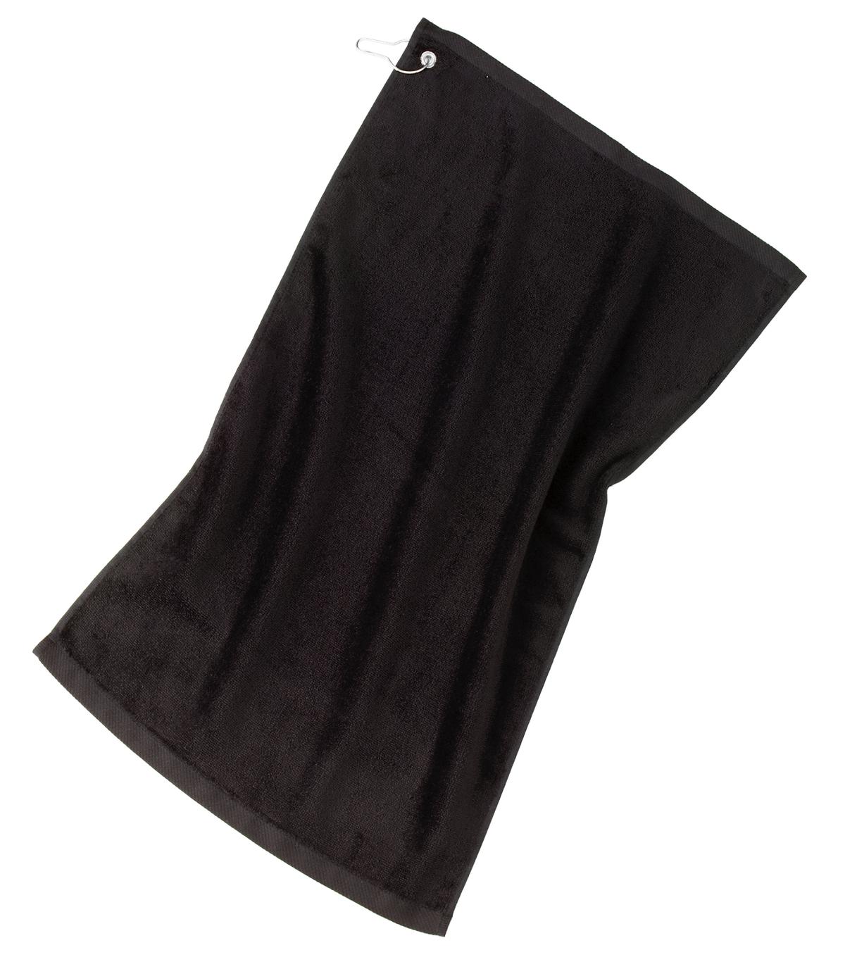 Custom Embroidery or DTF Print - Port Authority ®  Grommeted Golf Towel.  TW51