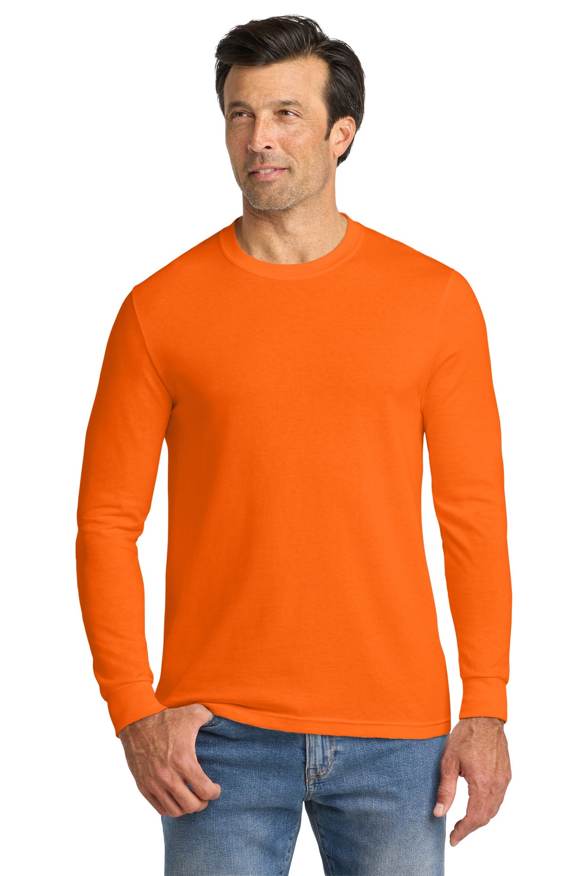 Custom Embroidery or DTF Print - Volunteer Knitwear ™  All-American Long Sleeve Tee VL100LS