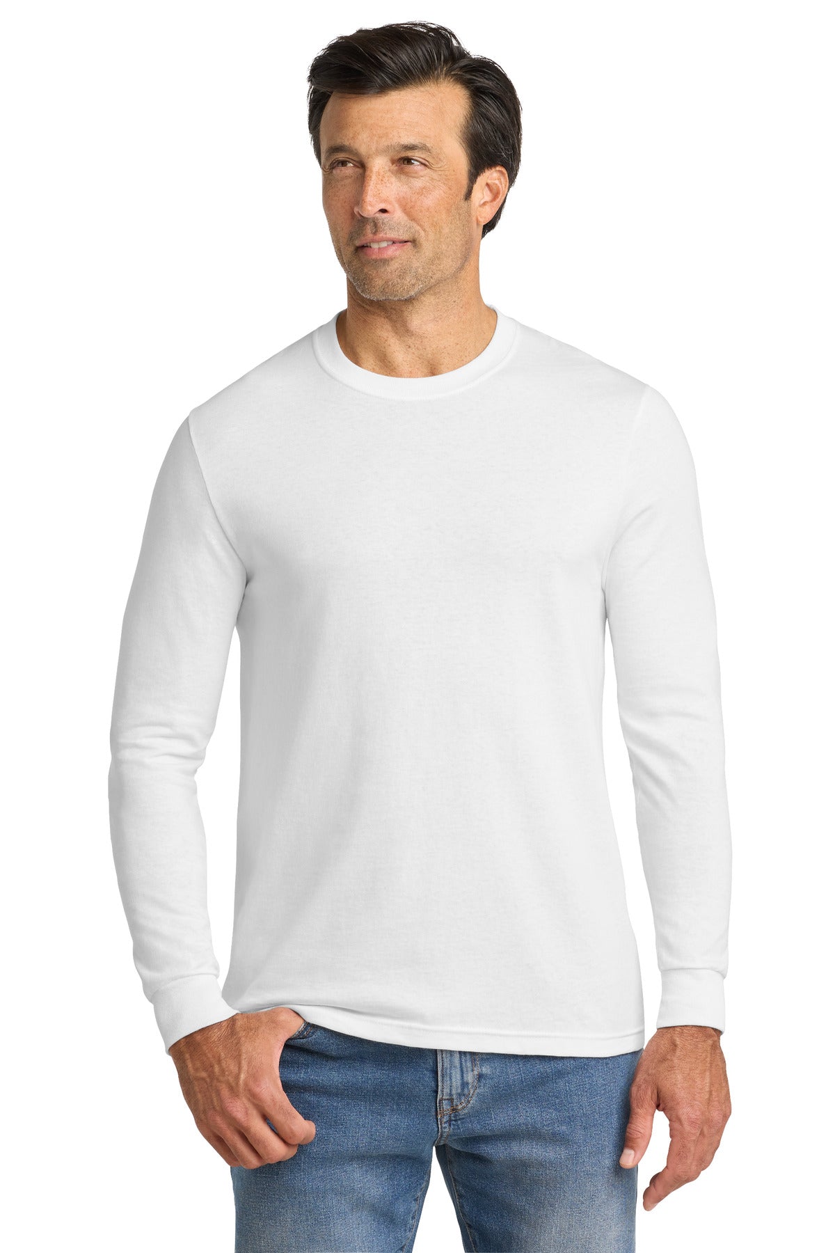Custom Embroidery or DTF Print - Volunteer Knitwear ™  All-American Long Sleeve Tee VL100LS