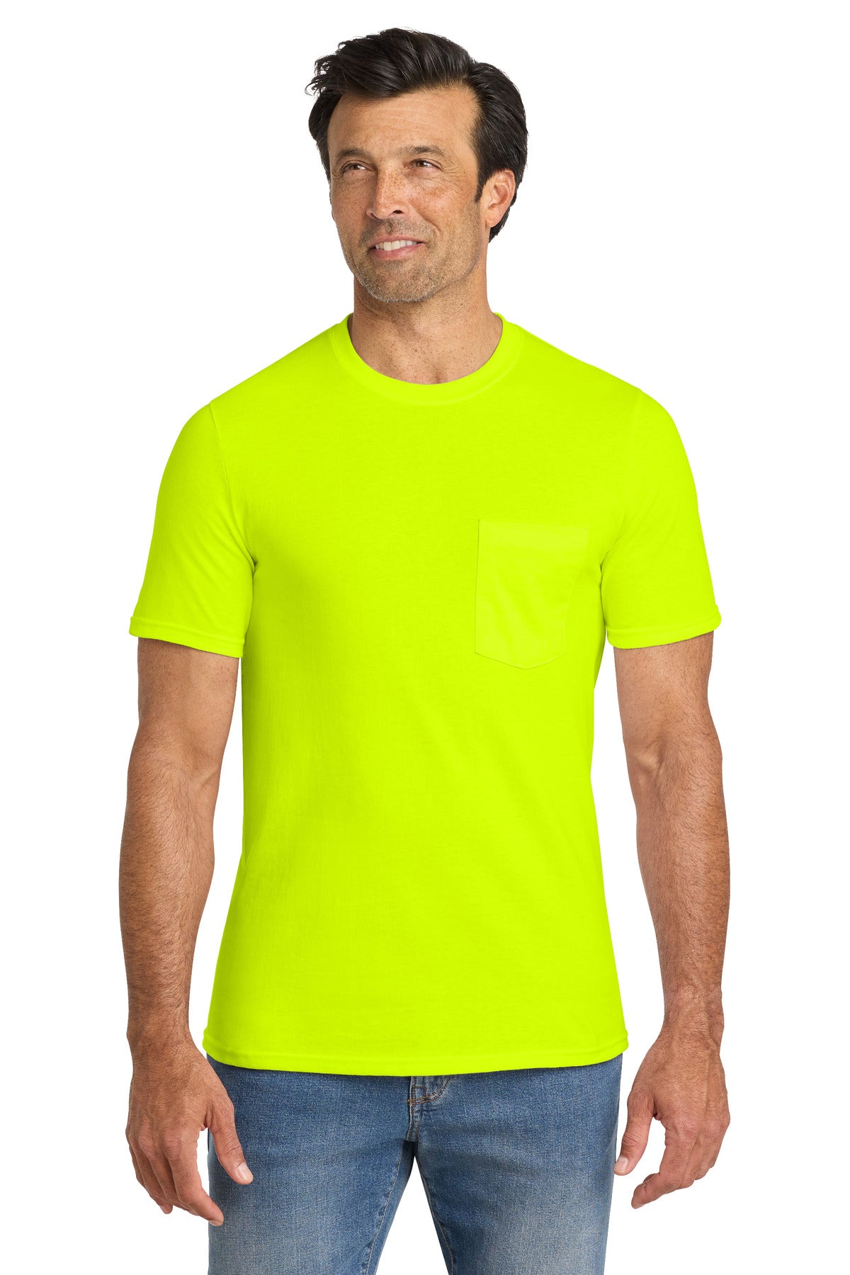 Custom Embroidery or DTF Print - Volunteer Knitwear ™  All-American Pocket Tee VL100P