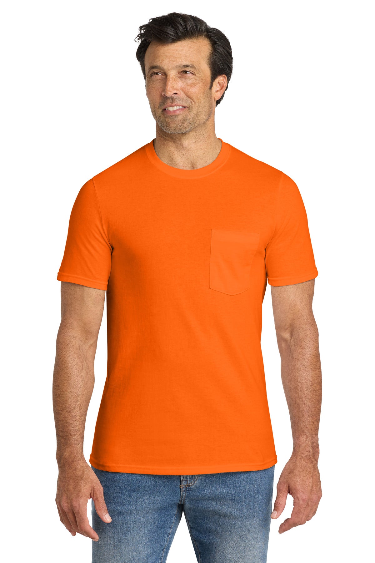 Custom Embroidery or DTF Print - Volunteer Knitwear ™  All-American Pocket Tee VL100P
