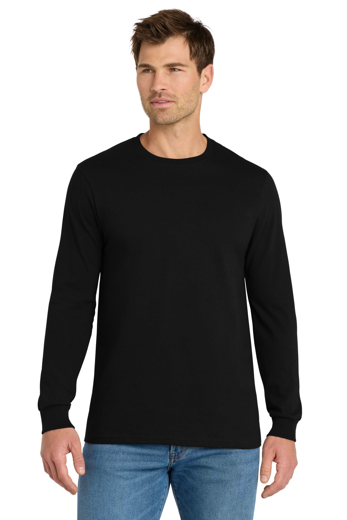 Custom Embroidery or DTF Print - Volunteer Knitwear ™  Chore Long Sleeve Tee VL60LS