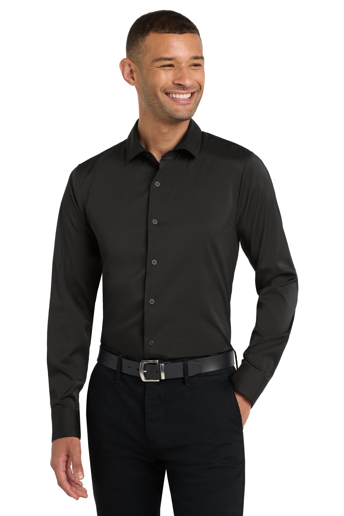 Custom Embroidery or DTF Print - Port Authority  ®  City Stretch Shirt W680