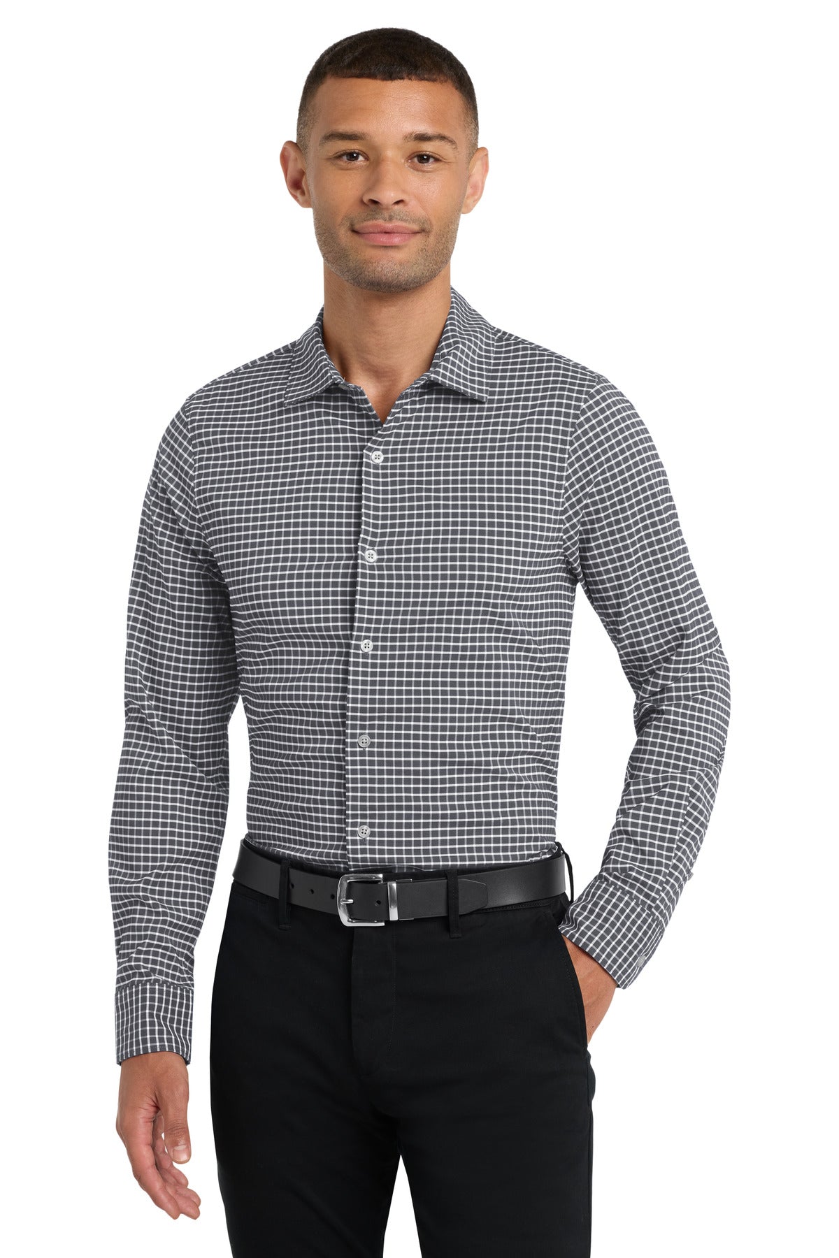 Custom Embroidery or DTF Print - Port Authority  ®  City Stretch Shirt W680
