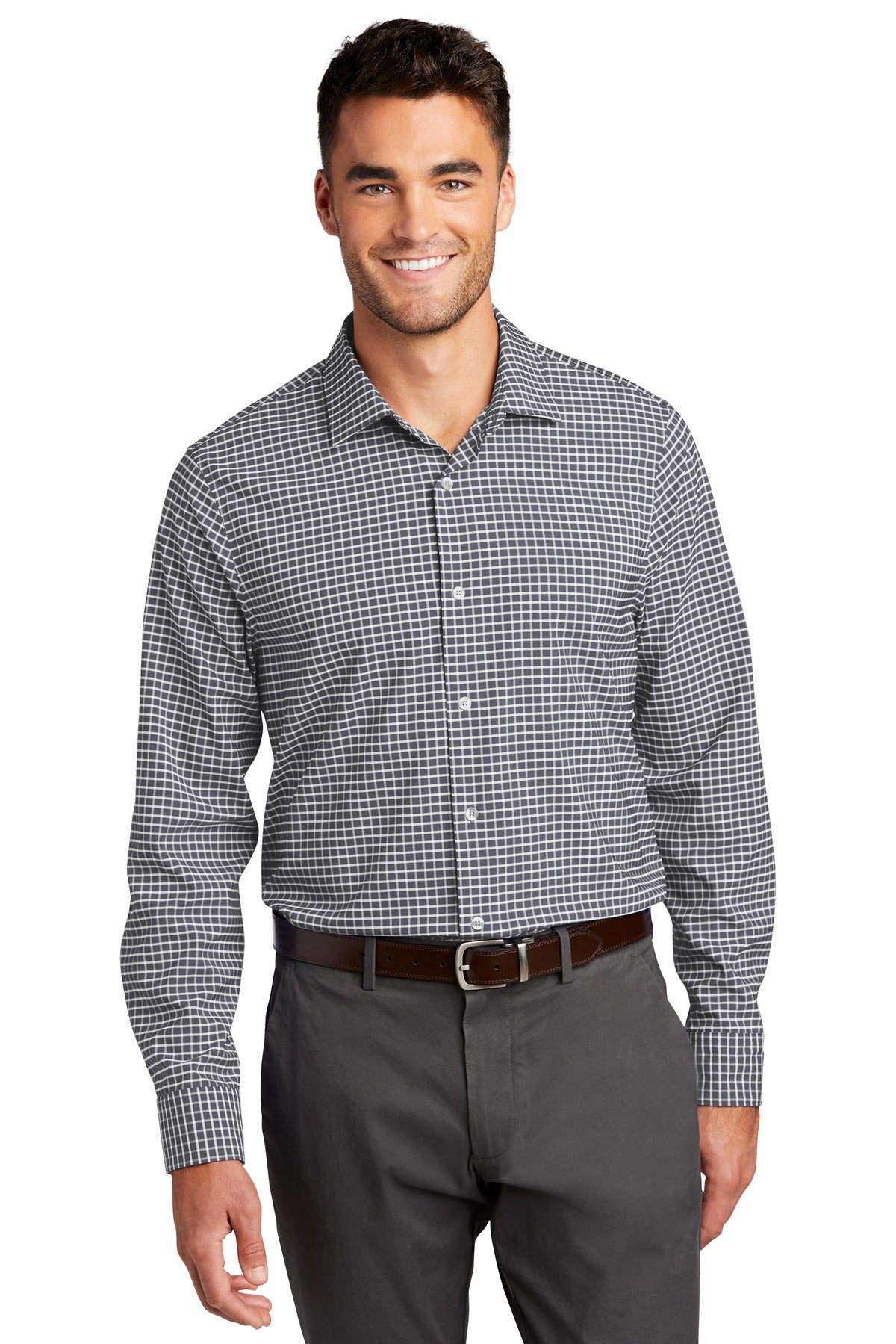 Custom Embroidered - Port Authority © City Stretch Shirt W680