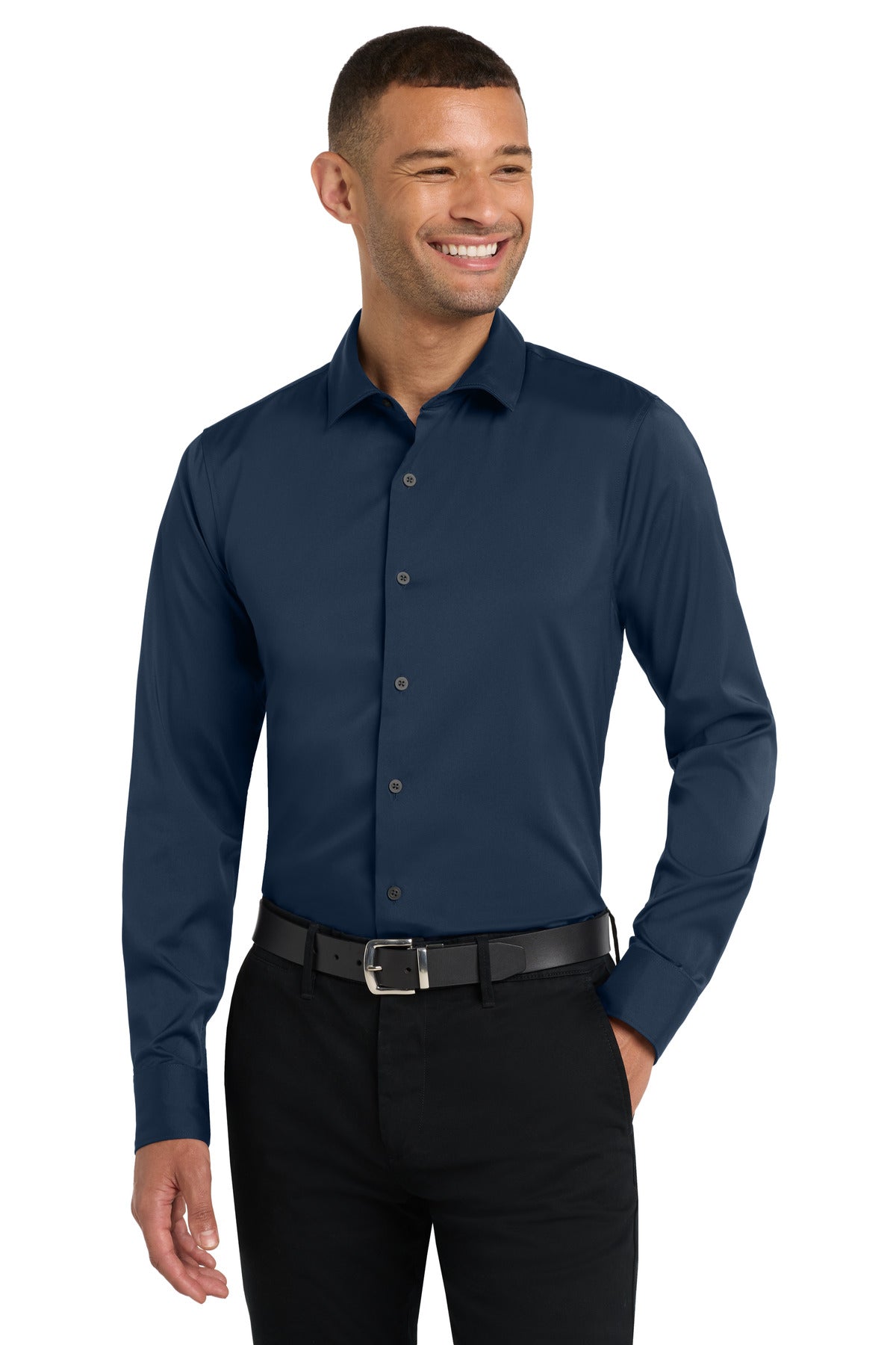 Custom Embroidery or DTF Print - Port Authority  ®  City Stretch Shirt W680