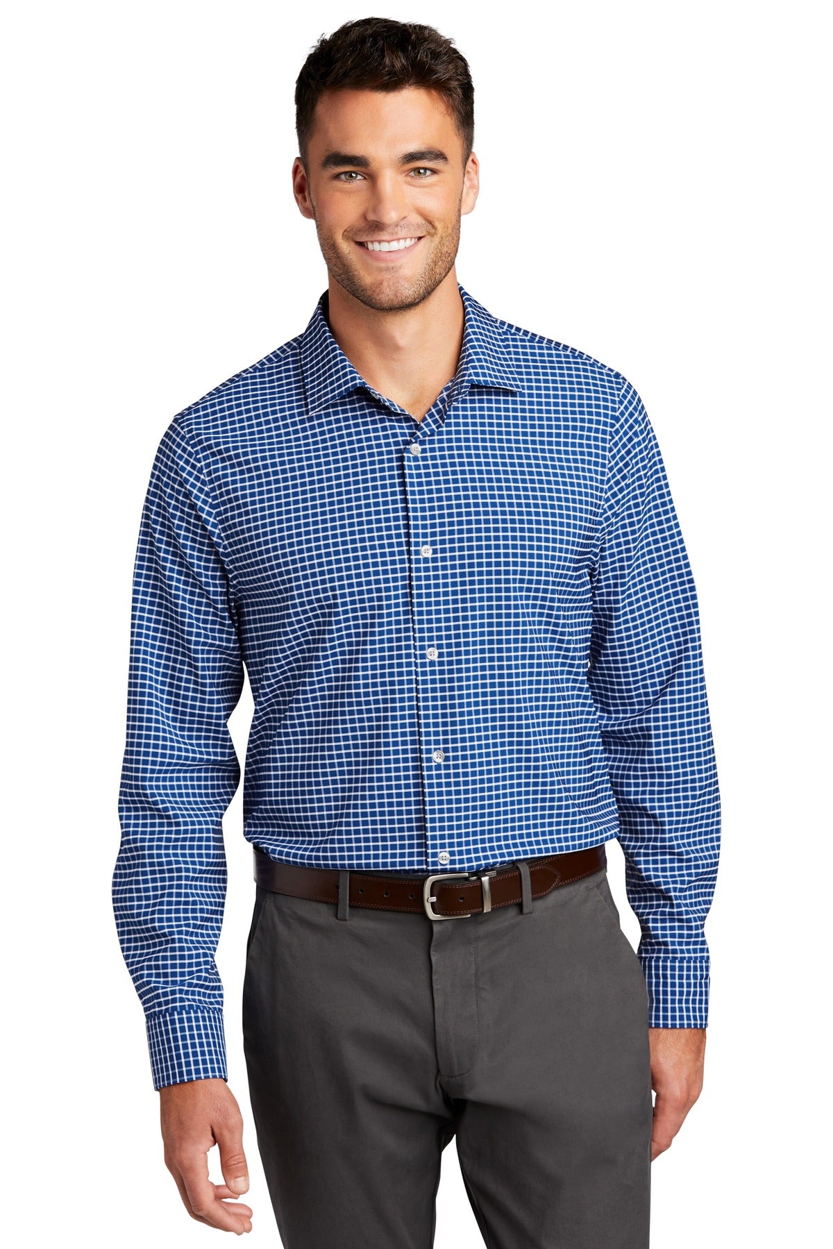 Custom Embroidered - Port Authority © City Stretch Shirt W680