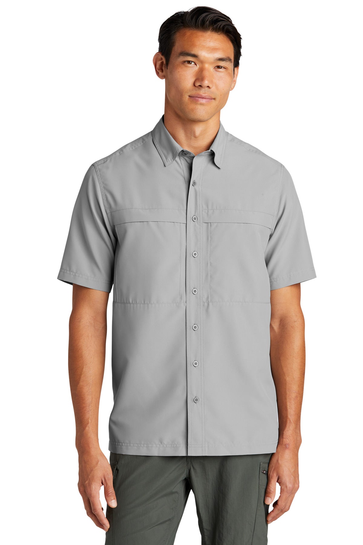 Custom Embroidery or DTF Print - Port Authority ®  Short Sleeve UV Daybreak Shirt W961