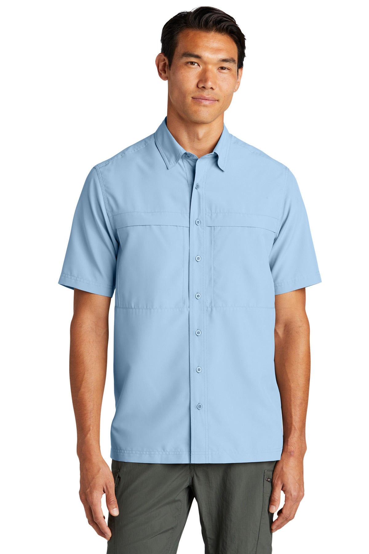 Custom Embroidery or DTF Print - Port Authority ®  Short Sleeve UV Daybreak Shirt W961