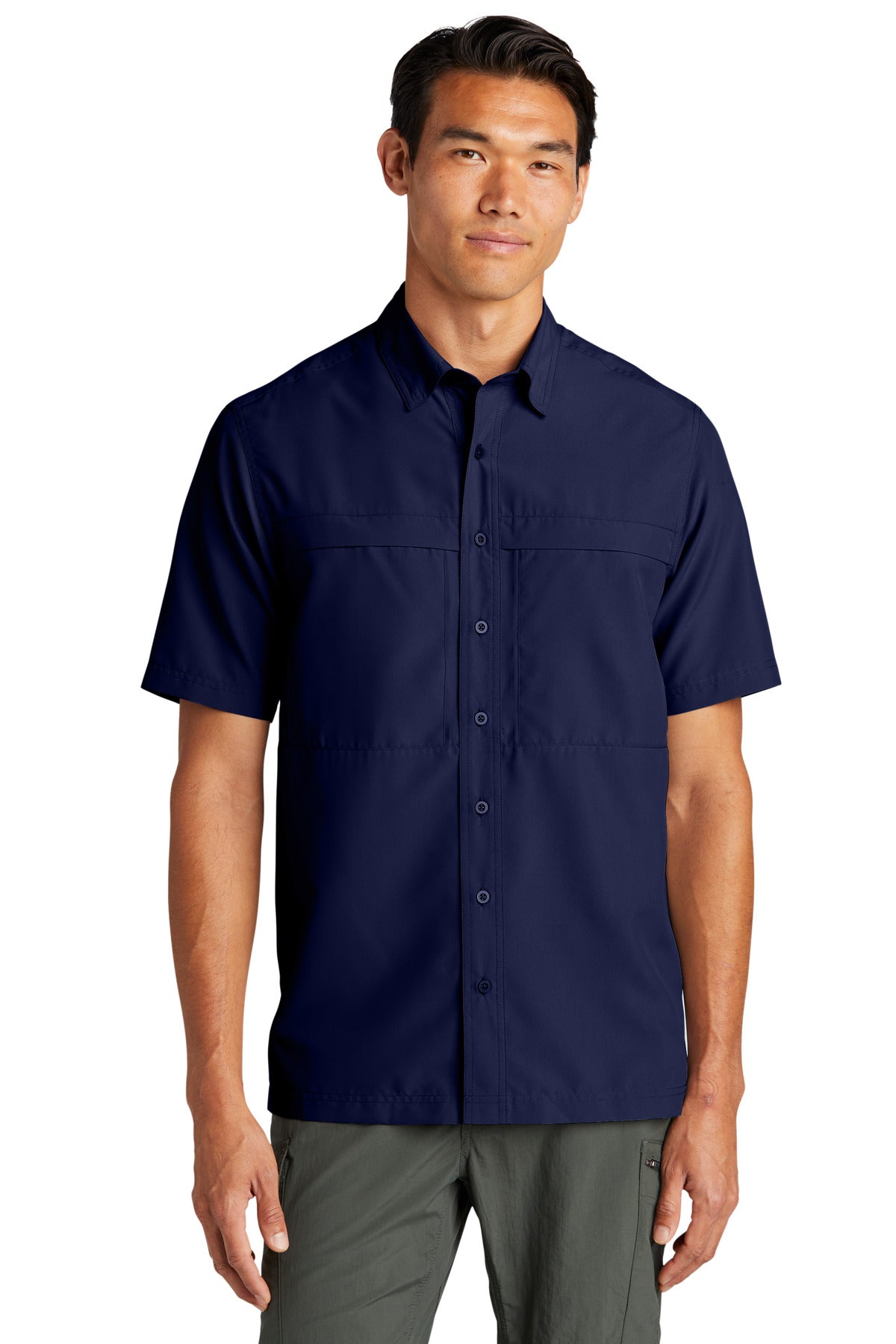 Custom Embroidery or DTF Print - Port Authority ®  Short Sleeve UV Daybreak Shirt W961