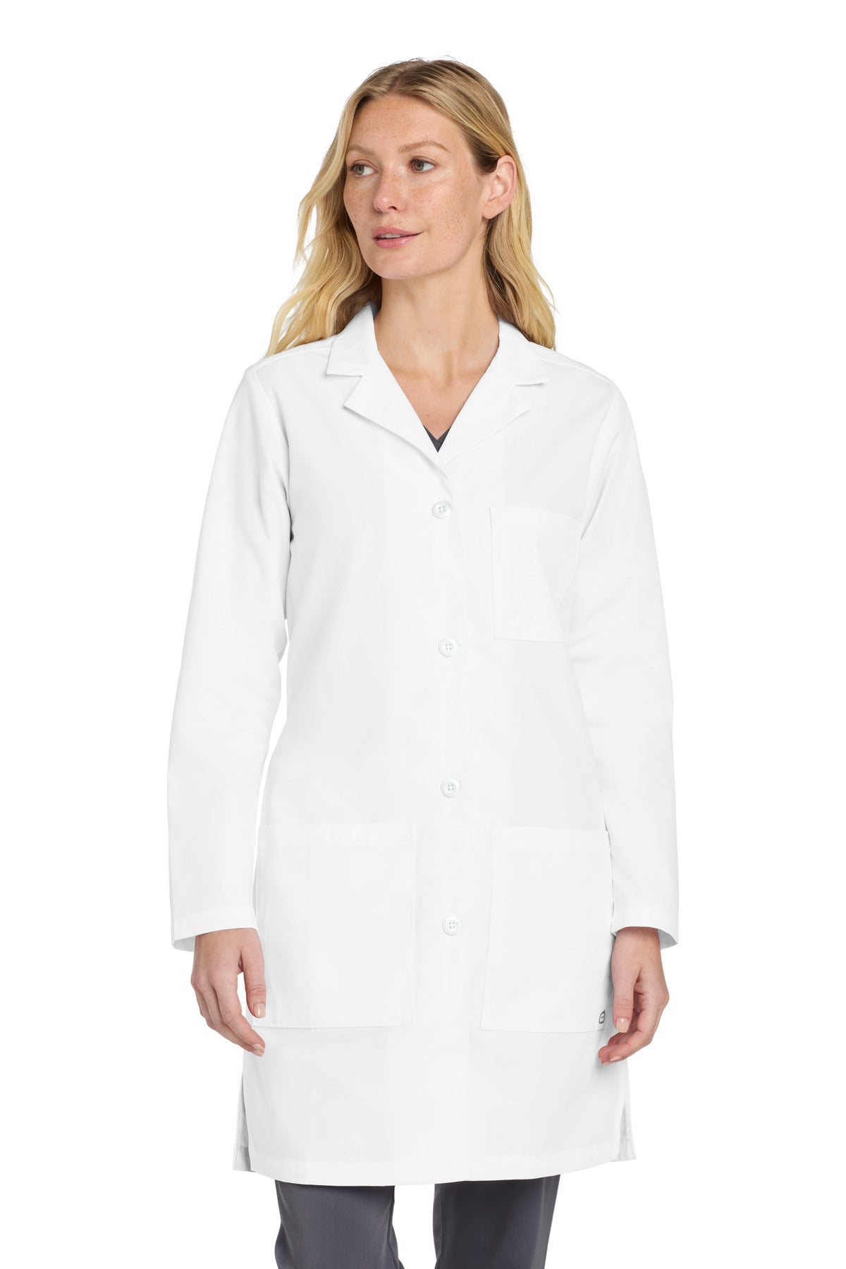 Custom Embroidery or DTF Print - Wink ®  Women's Long Lab Coat WW4172