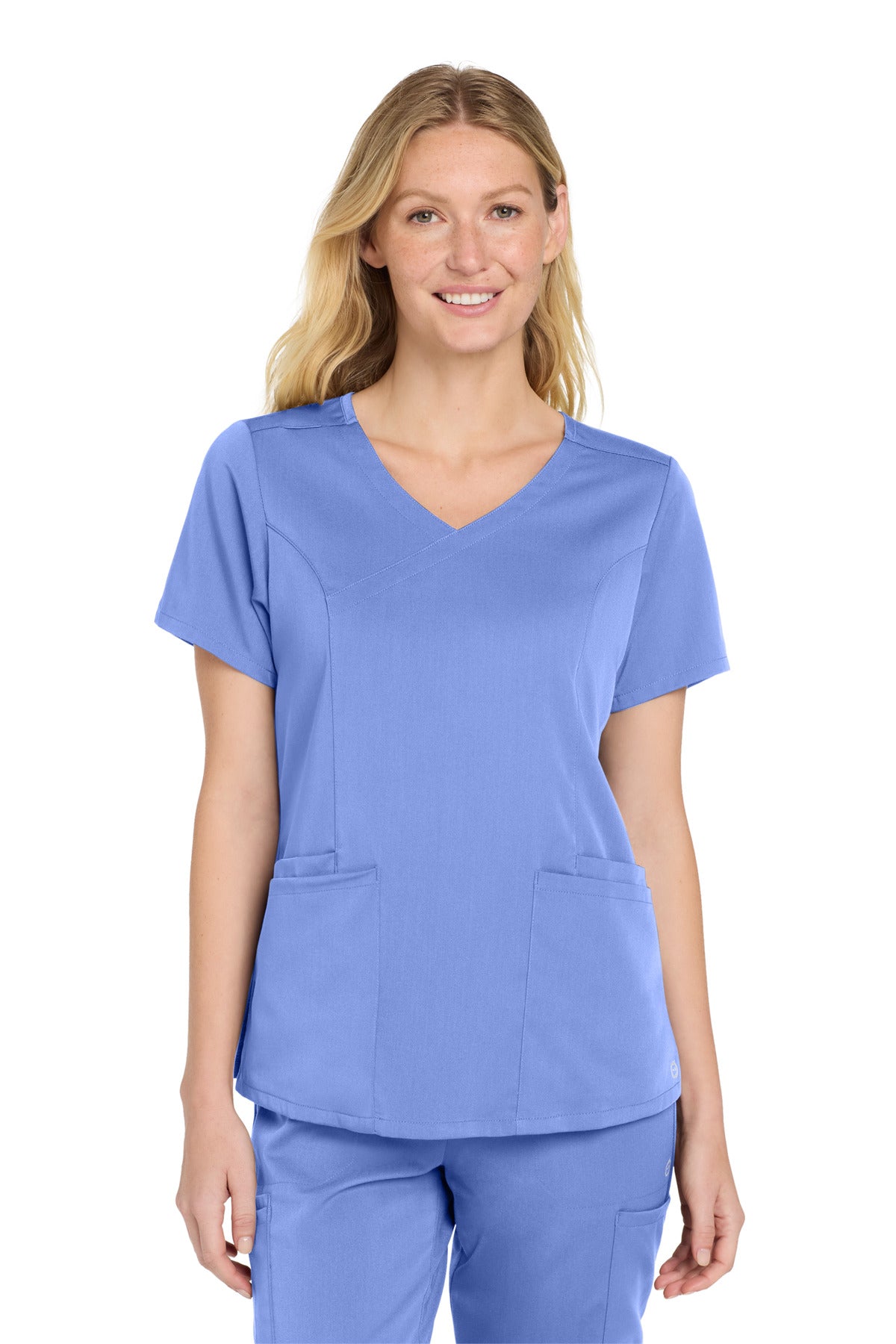 Custom Embroidery or DTF Print - Wink ®  Women's Premiere Flex ™  Mock Wrap Top WW4268