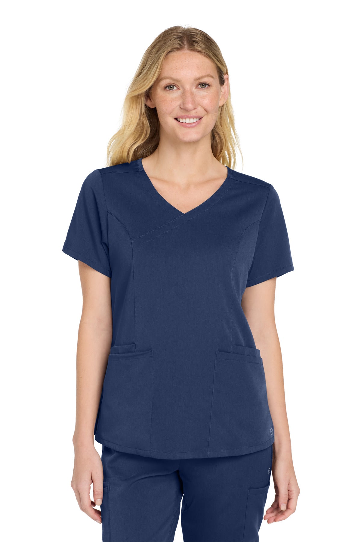 Custom Embroidery or DTF Print - Wink ®  Women's Premiere Flex ™  Mock Wrap Top WW4268