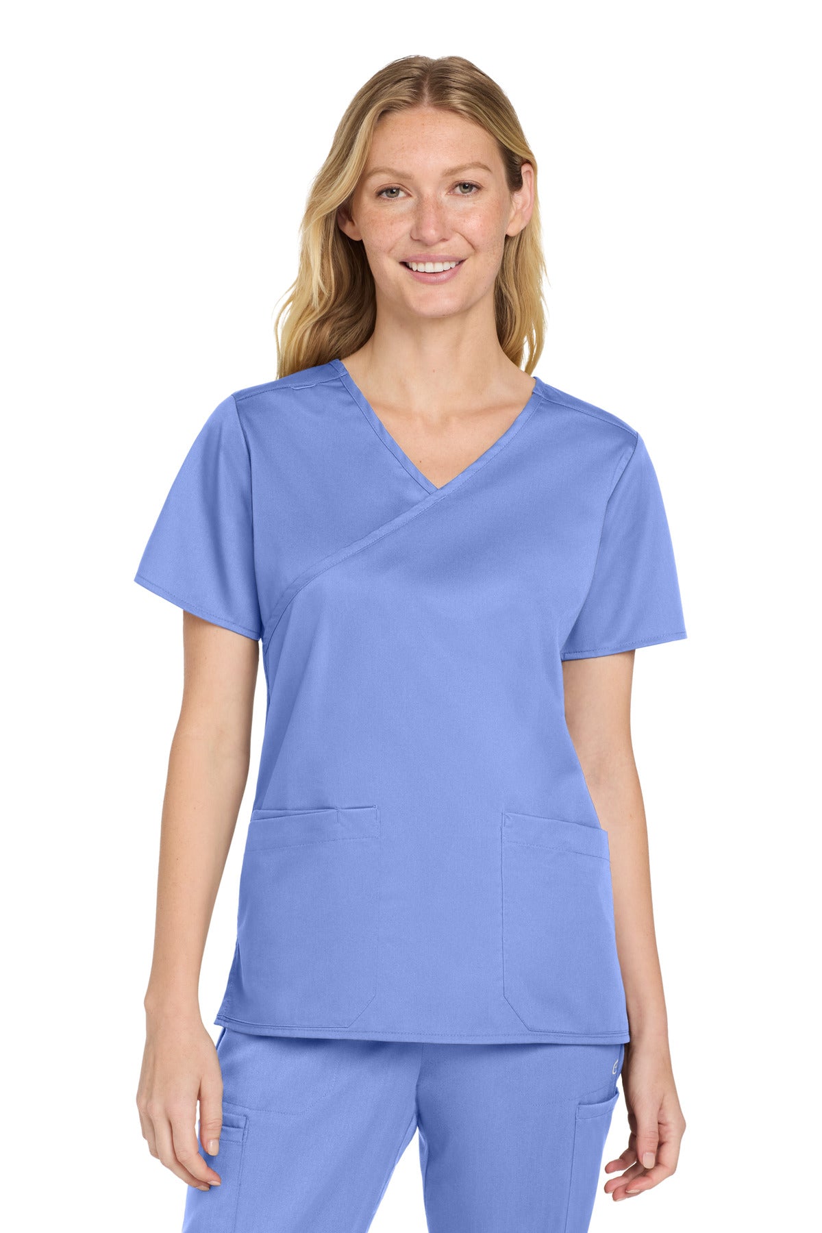 Custom Embroidery or DTF Print - Wink ®  Women's WorkFlex ™  Mock Wrap Top WW4760