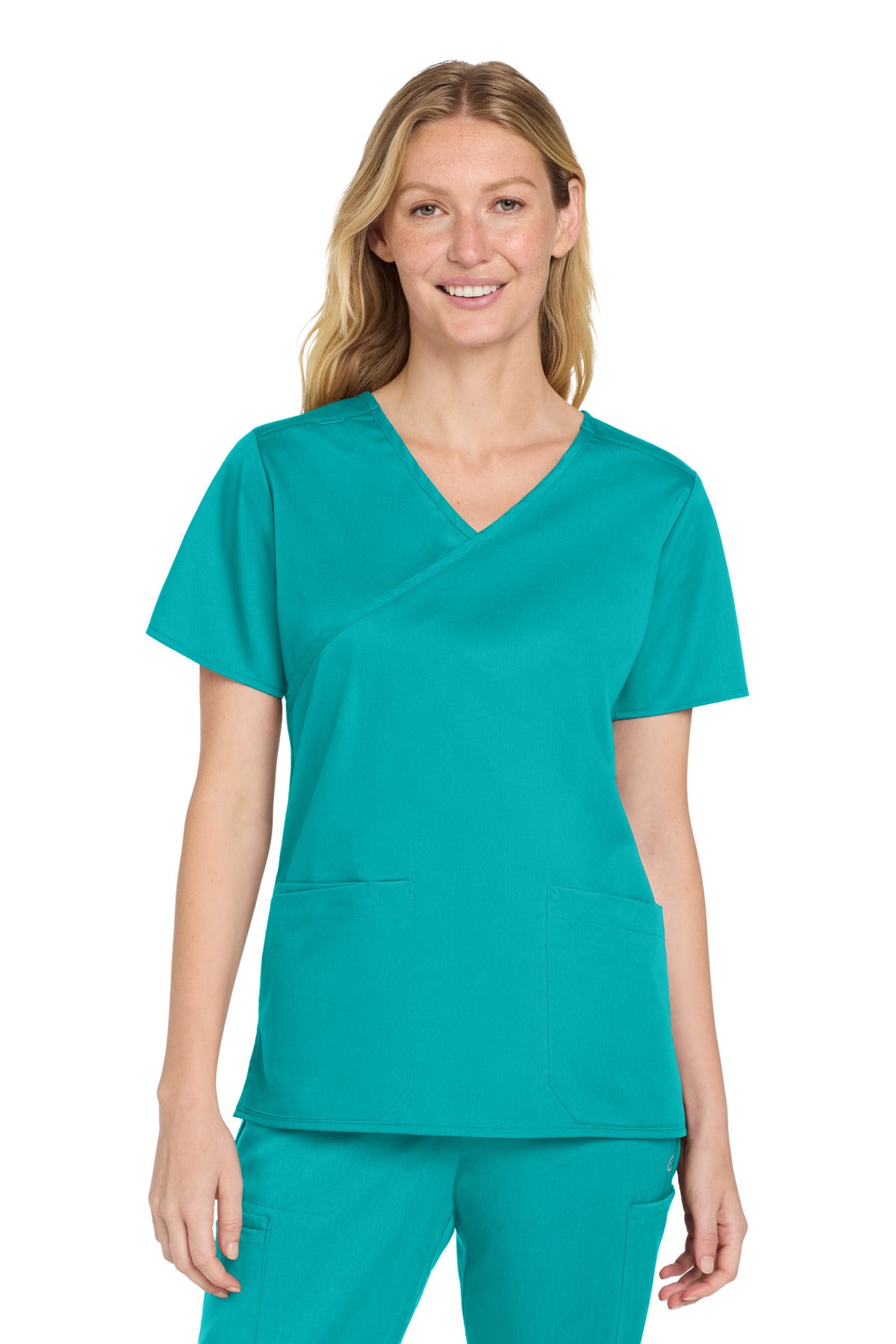Custom Embroidery or DTF Print - Wink ®  Women's WorkFlex ™  Mock Wrap Top WW4760