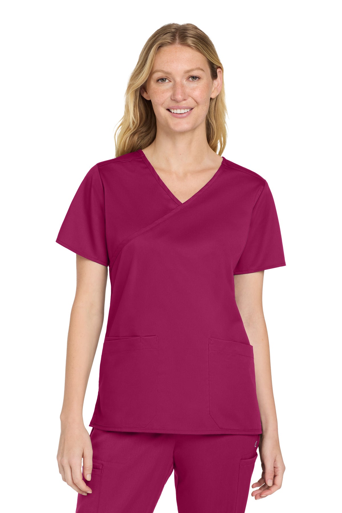 Custom Embroidery or DTF Print - Wink ®  Women's WorkFlex ™  Mock Wrap Top WW4760