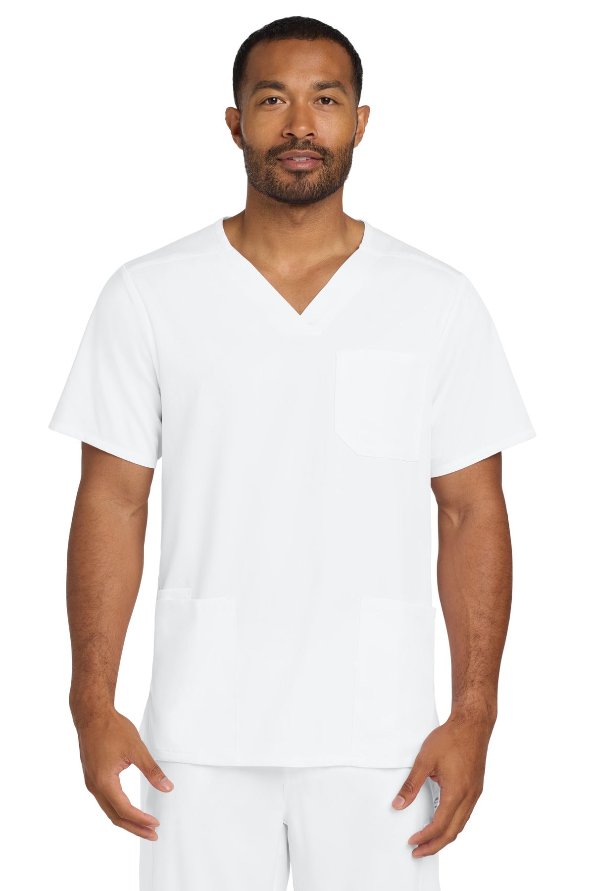 Custom Embroidery or DTF Print - Wink ®  Men's Premiere Flex ™  V-Neck Top WW5068